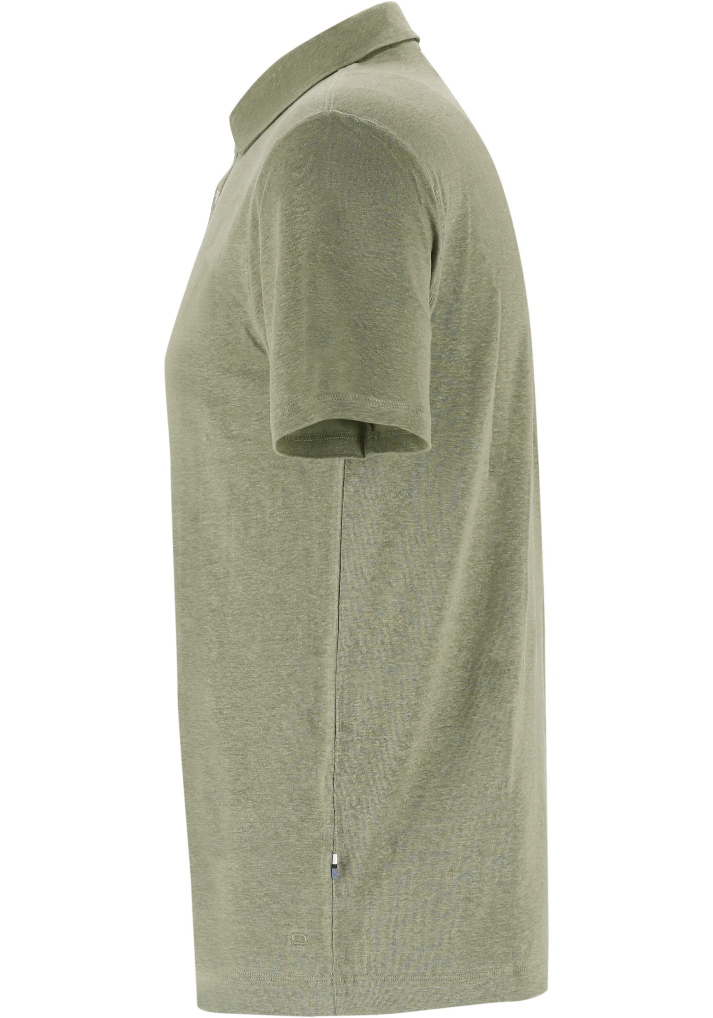 OLYMP Polo Casual, modern fit polo, olijfgroen