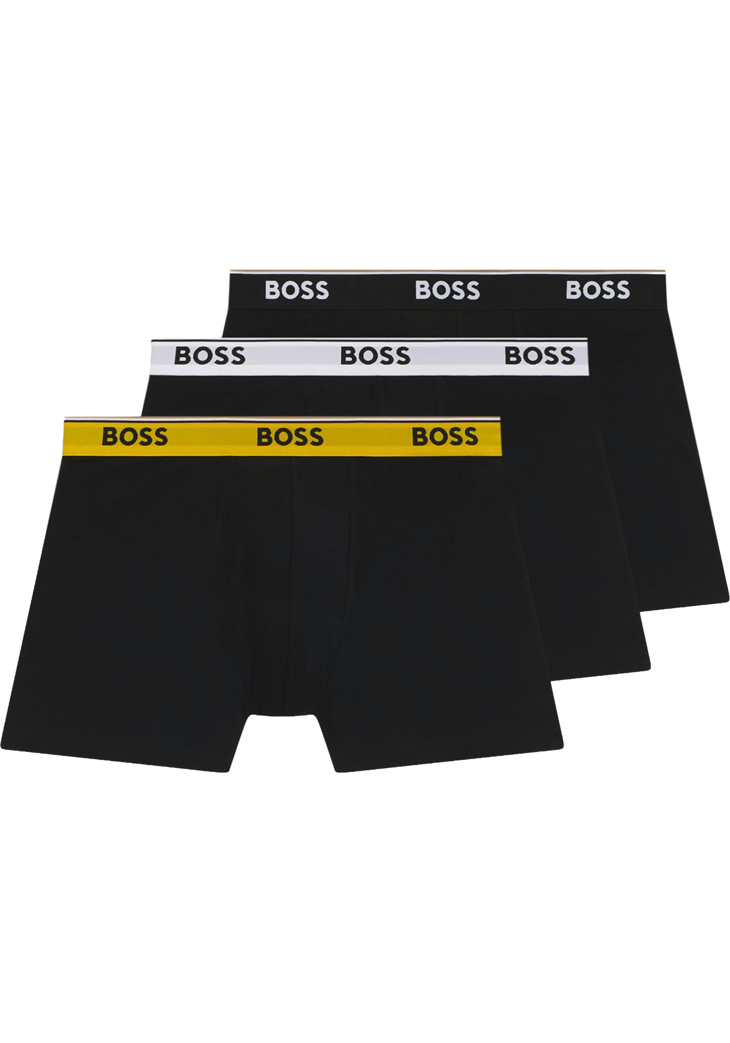 HUGO BOSS Power boxer briefs (3-pack), heren boxers normale lengte, zwart
