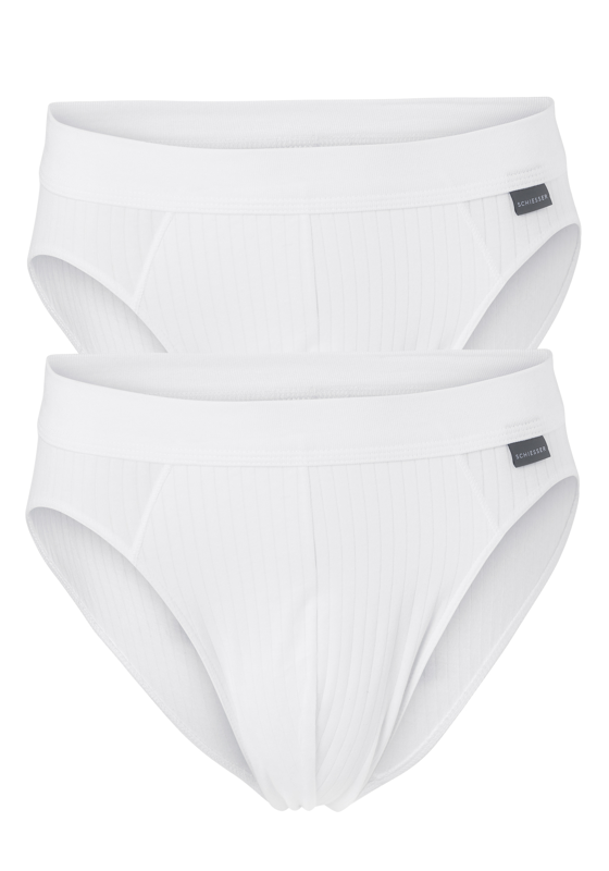 SCHIESSER Authentic rioslips (2-pack), wit   SCHIESSER Authentic rioslips (2-pack), wit