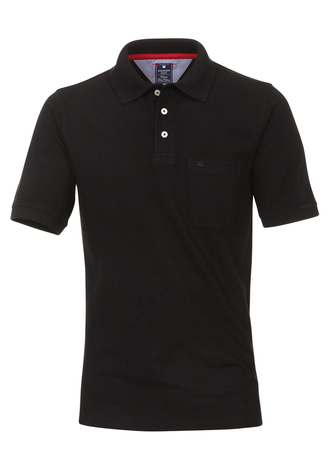 1-4049807032223-redmond-polo_HR Redmond regular fit poloshirt, zwart
