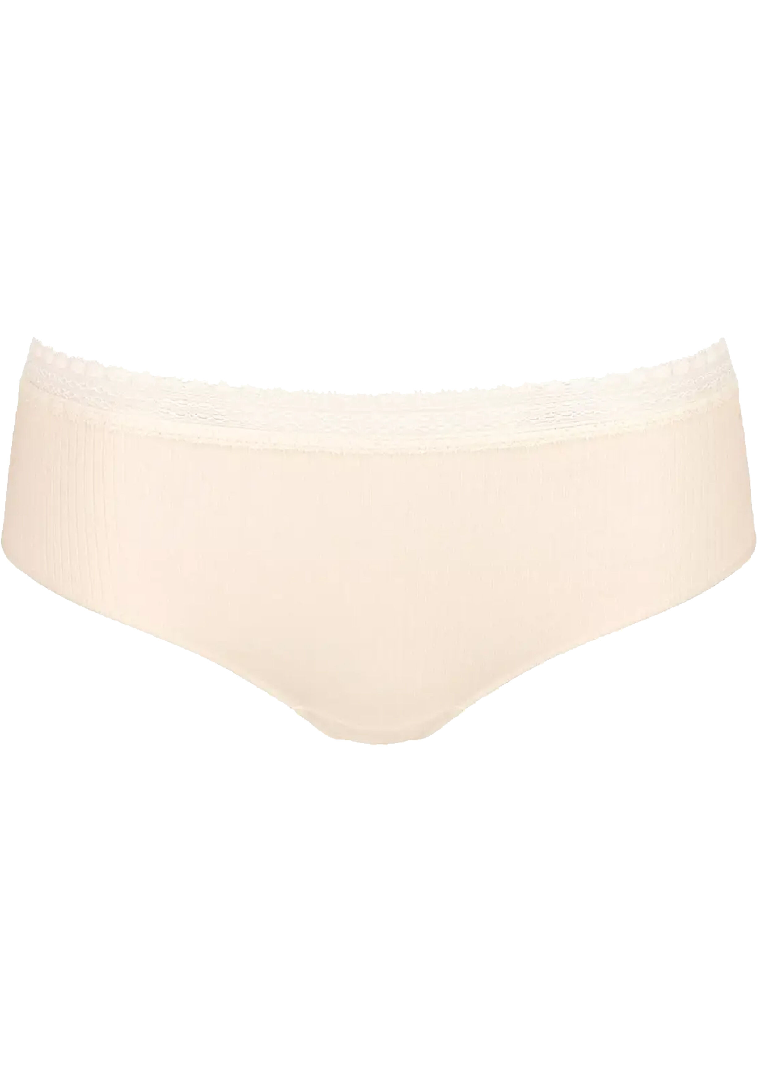 Sloggi Women GO Ribbed R Hipster (2-pack), dames slip, lichtbruin en ecru