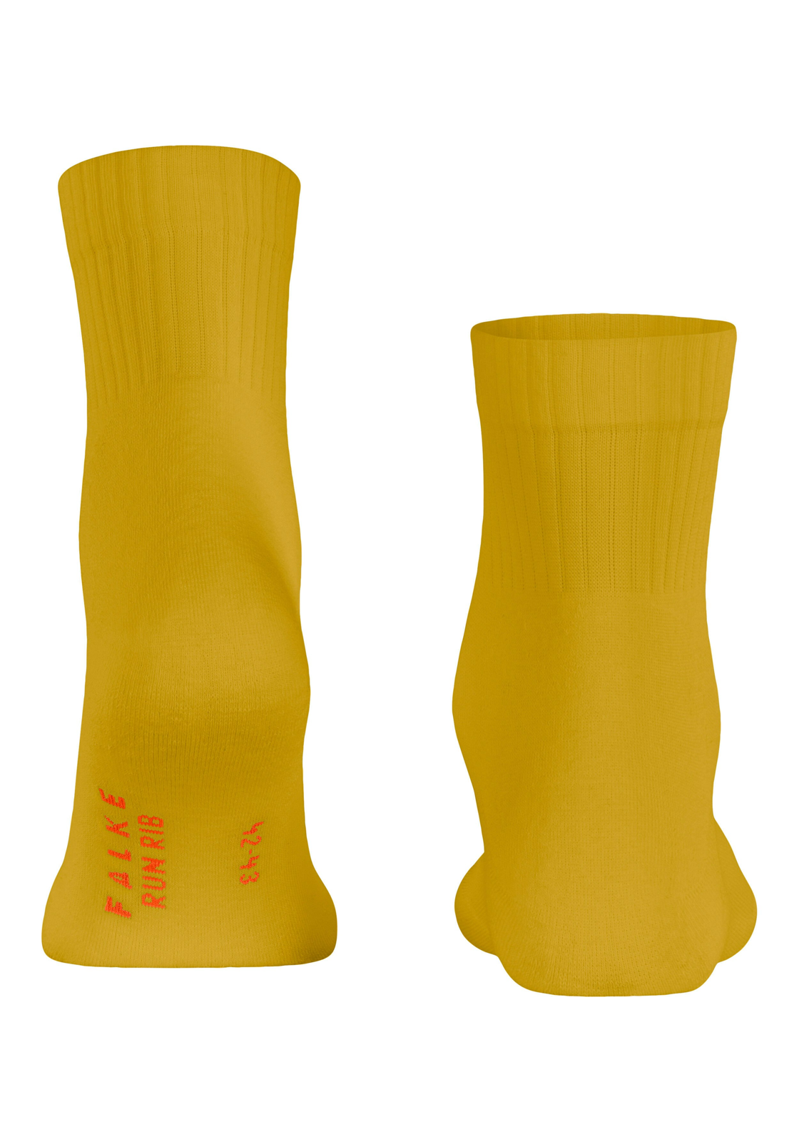 FALKE Run Rib unisex sokken kort, geel (mimosa) FALKE Run Rib unisex sokken kort, geel (mimosa)