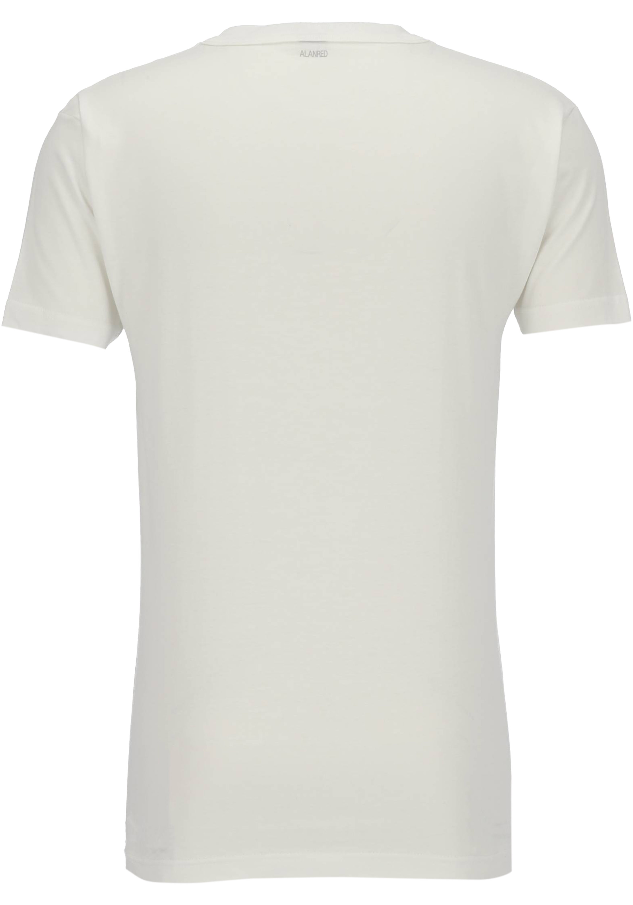 ALAN RED T-shirts Virginia (2-pack), O-hals, wit en antraciet grijs