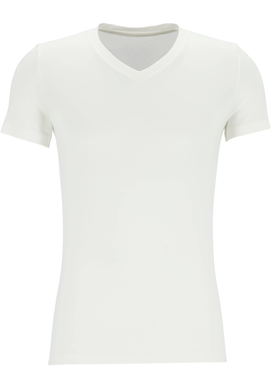HOM Tencel soft tee-shirt v neck (1-pack), heren T-shirt V-hals, wit HOM Tencel soft tee-shirt v neck (1-pack), heren T-shirt V-hals, wit