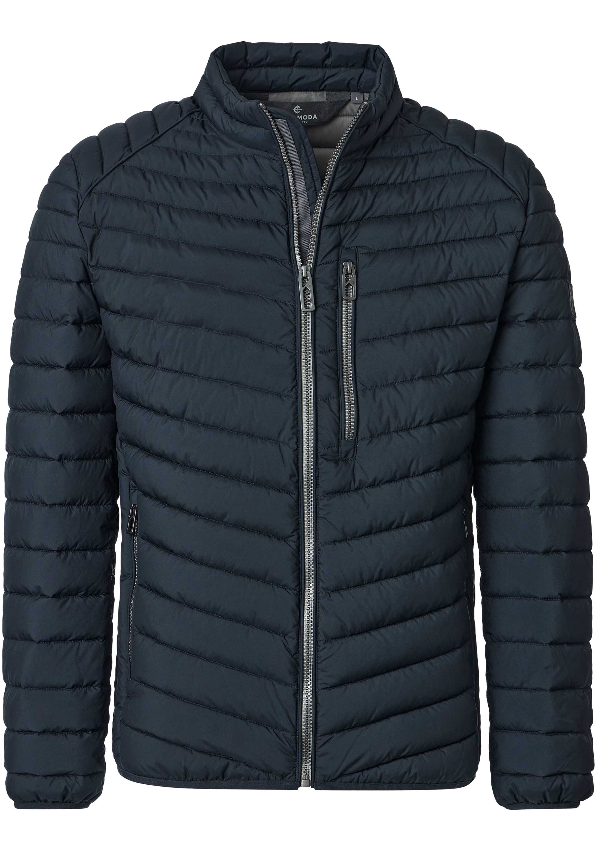CASA MODA comfort fit tussenjas, blauw, wit