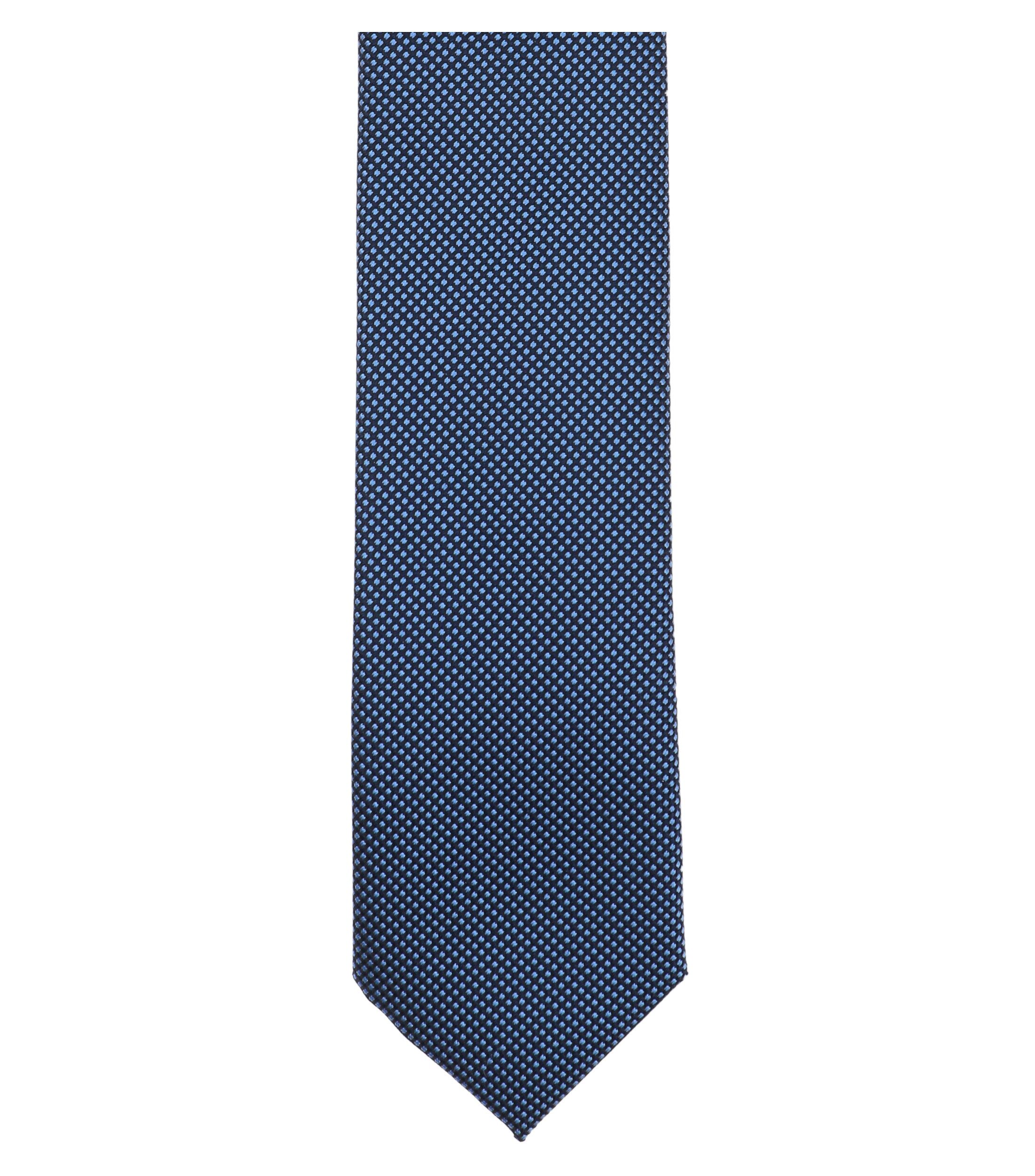 VENTI stropdas, blauw met wit dessin