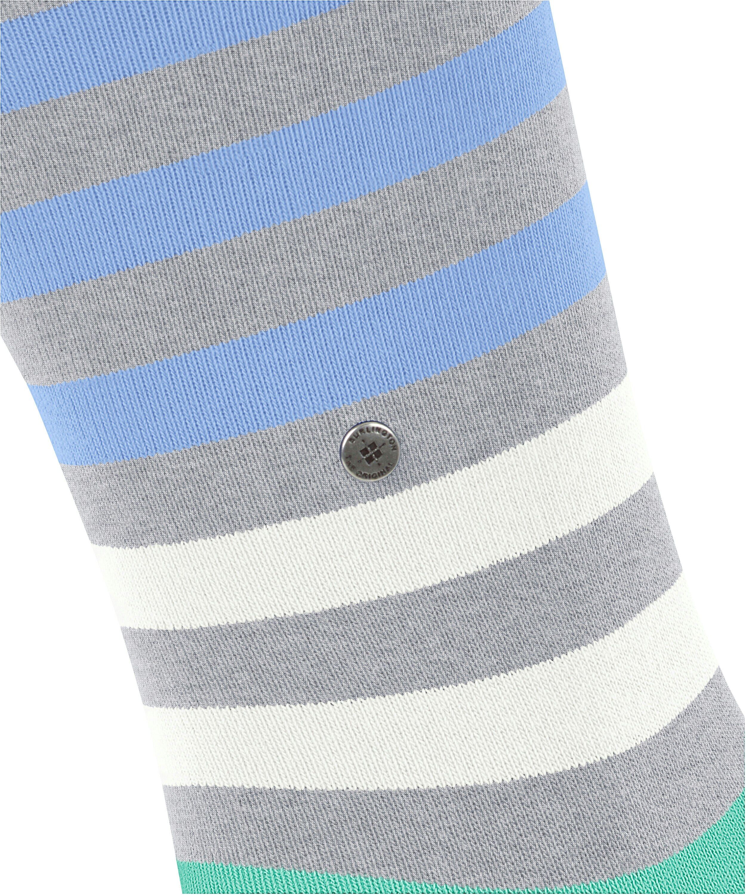 Burlington Blackpool herensokken, blauw (arctic mel.)