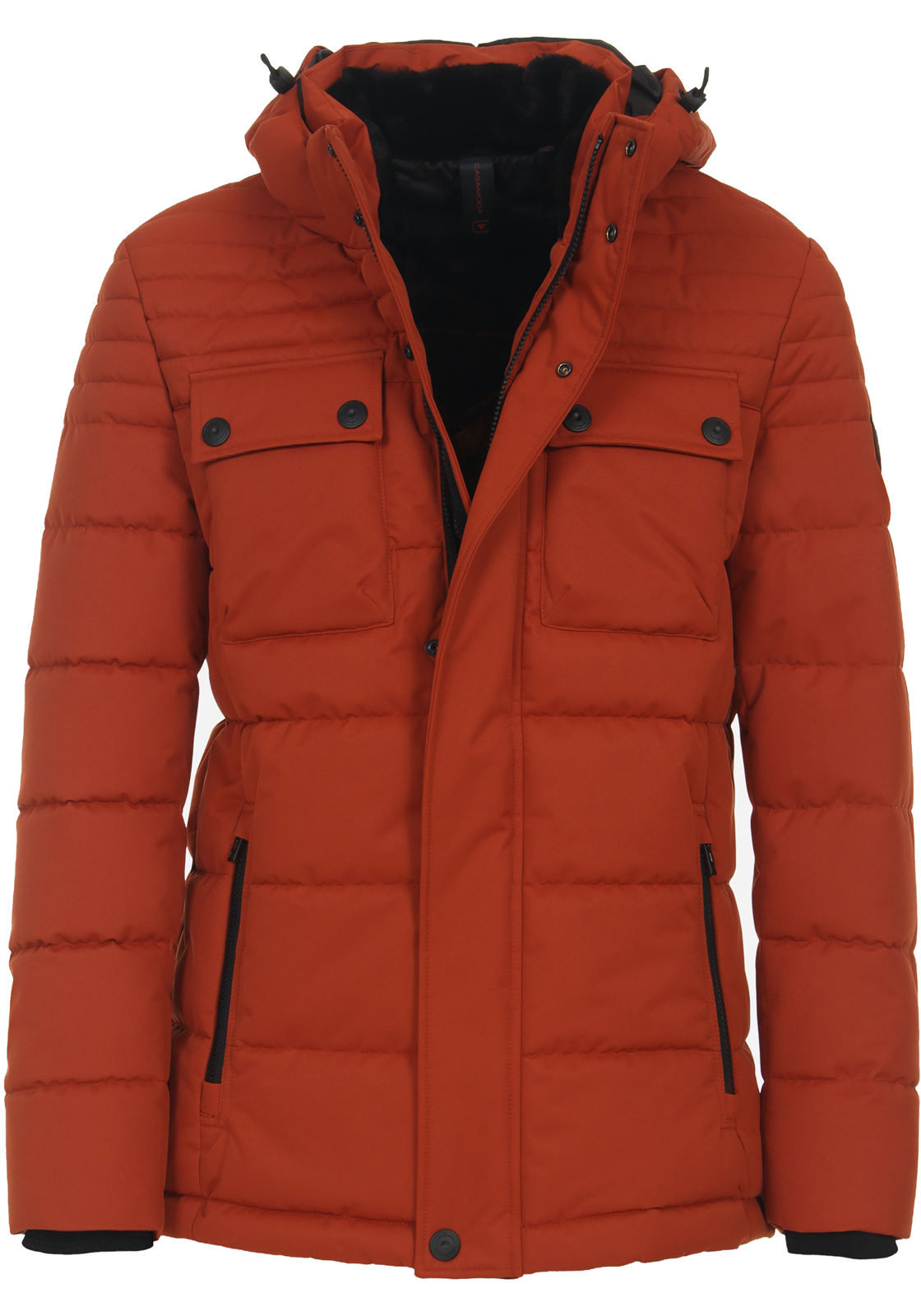 1-4064813693718-casa_moda-jas_HR CASA MODA comfort fit tussenjas, oranje