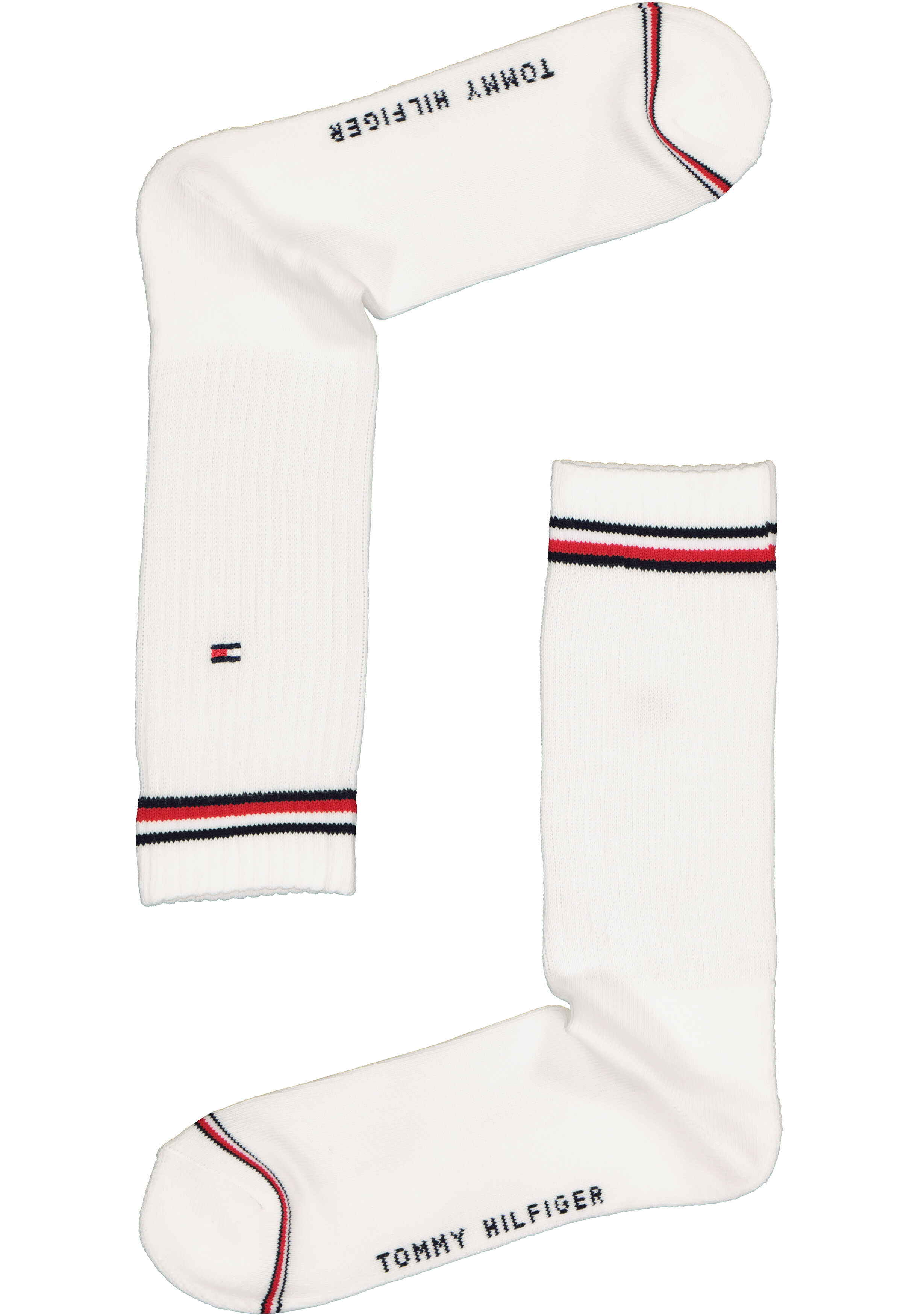 Tommy Hilfiger Iconic Sport Socks (2-pack), heren sportsokken katoen, wit