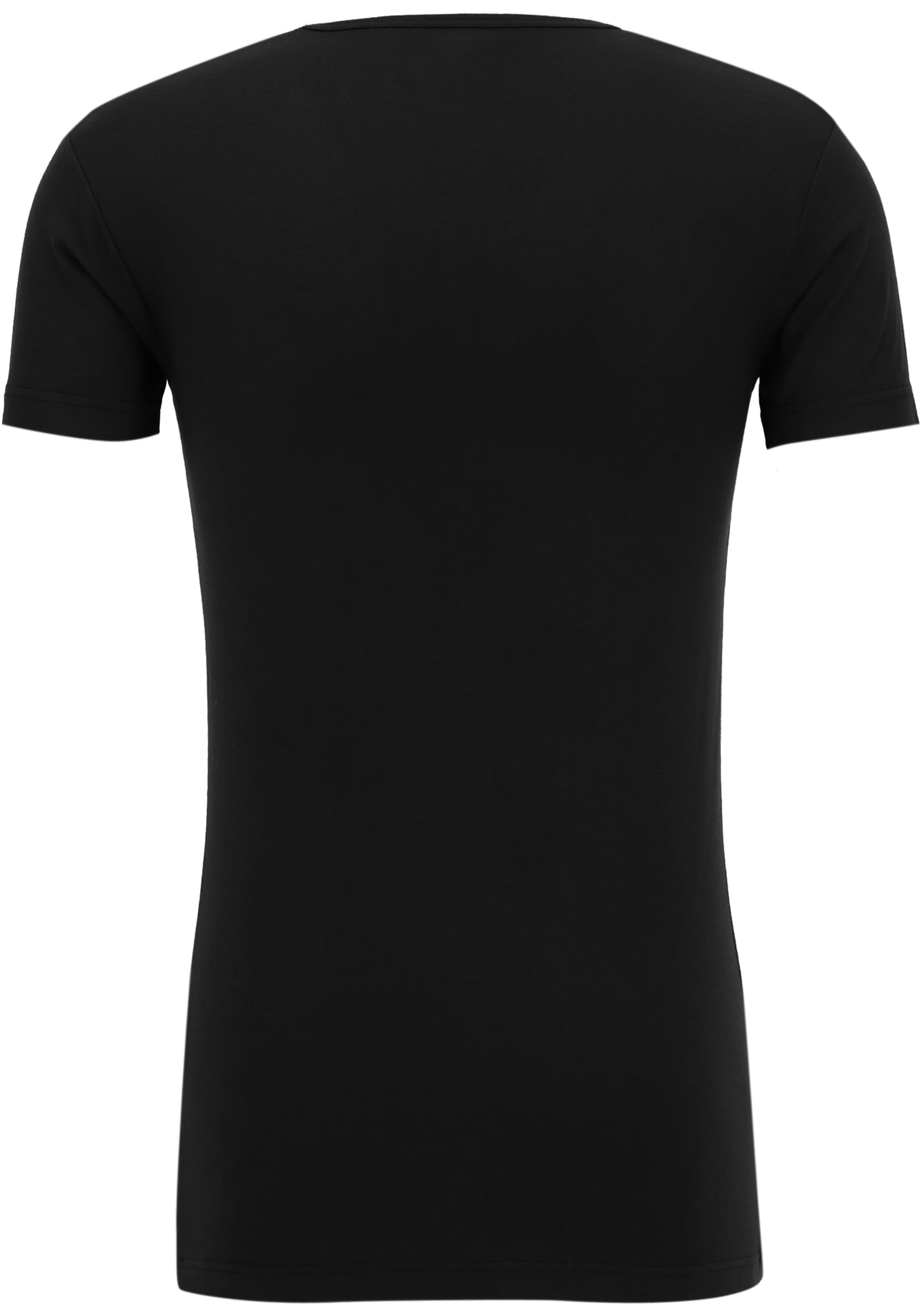 ALAN RED T-shirt Baltimora bamboo (1-pack), V-hals stretch, zwart