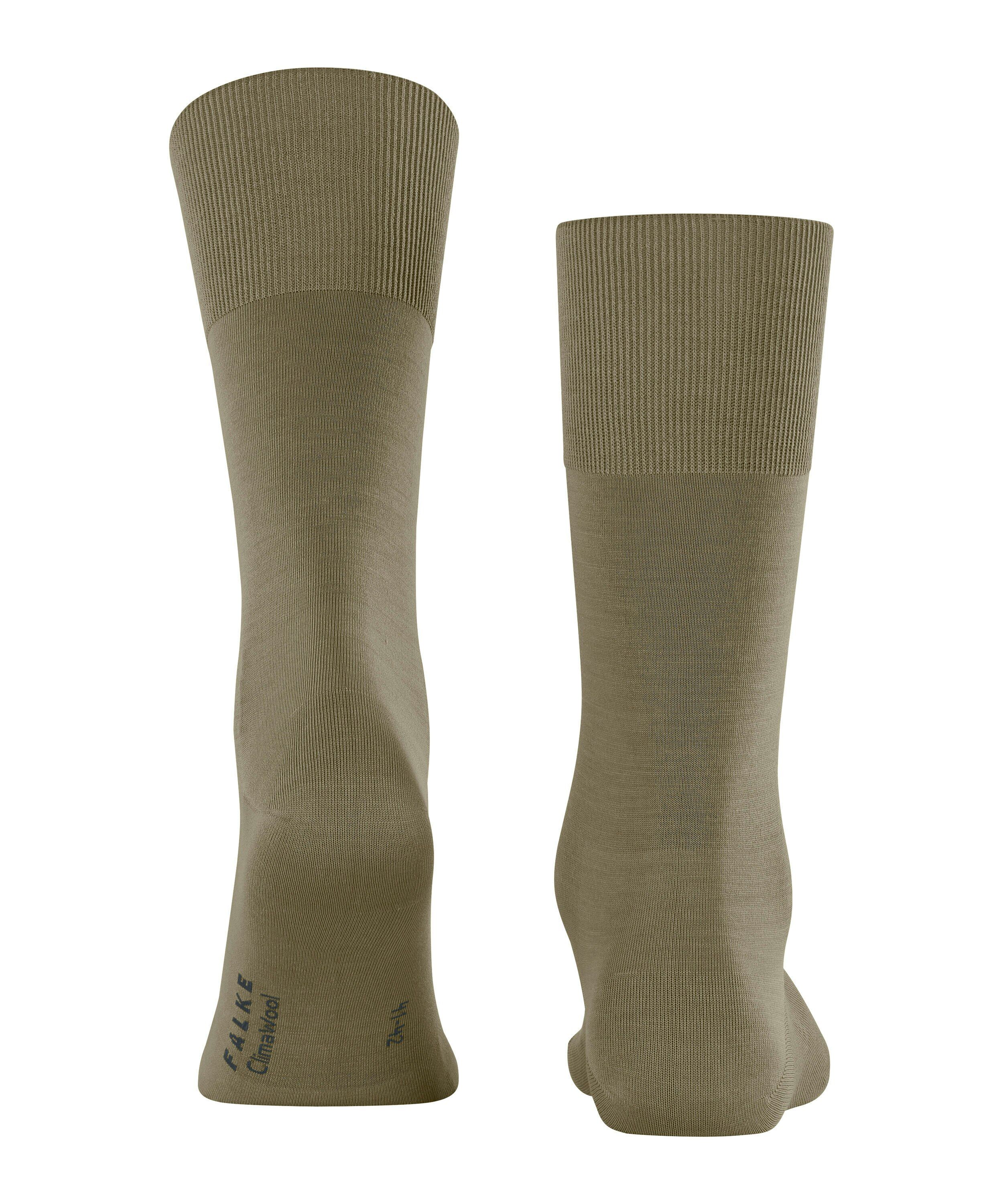 FALKE ClimaWool herensokken, krokodillengroen (crocodile)