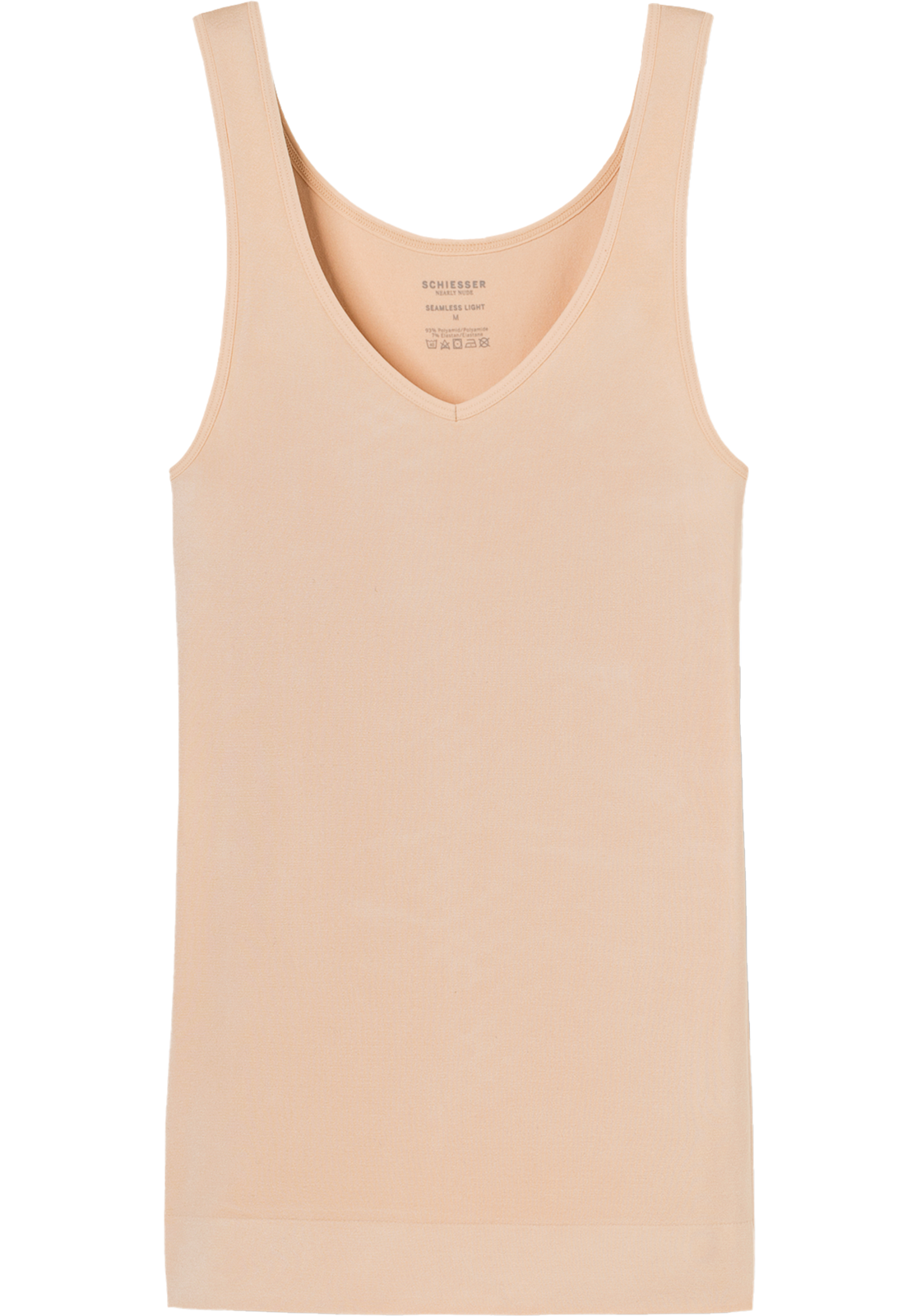 1-4007063822323-schiesser-tanktop-gp_HR SCHIESSER Seamless Light dames tank top, naadloos hemd, huidskleur