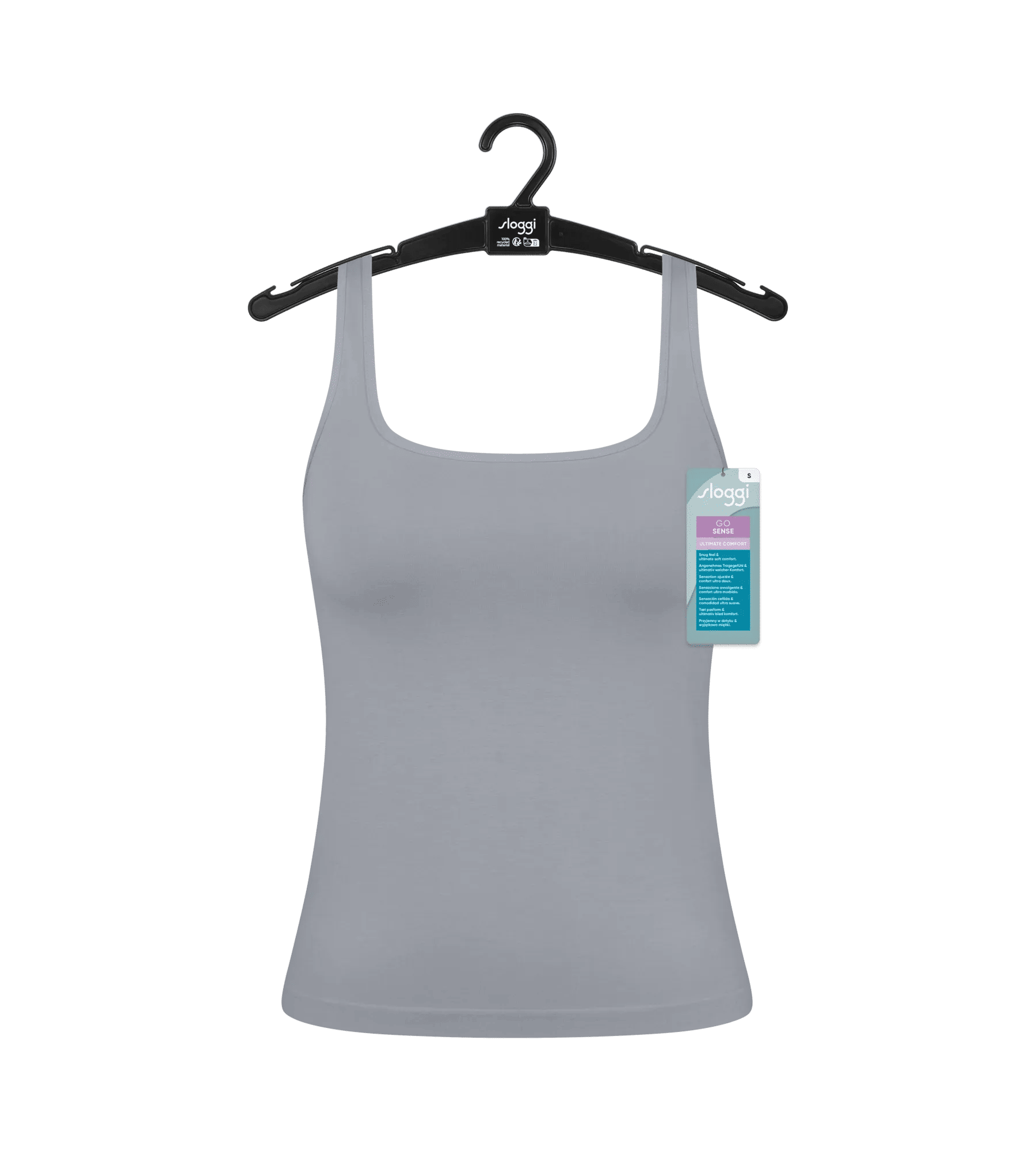 Sloggi Women GO Sense Tank Top (1-pack), dames singlet, grijs