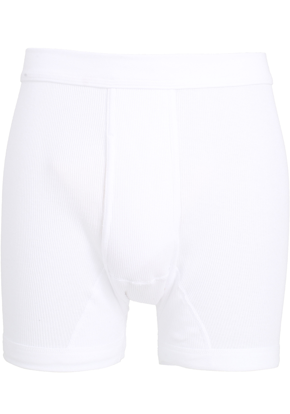 Gotzburg heren boxer lang doppelripp met gulp (1-pack), wit Gotzburg heren boxer lang doppelripp met gulp (1-pack), wit