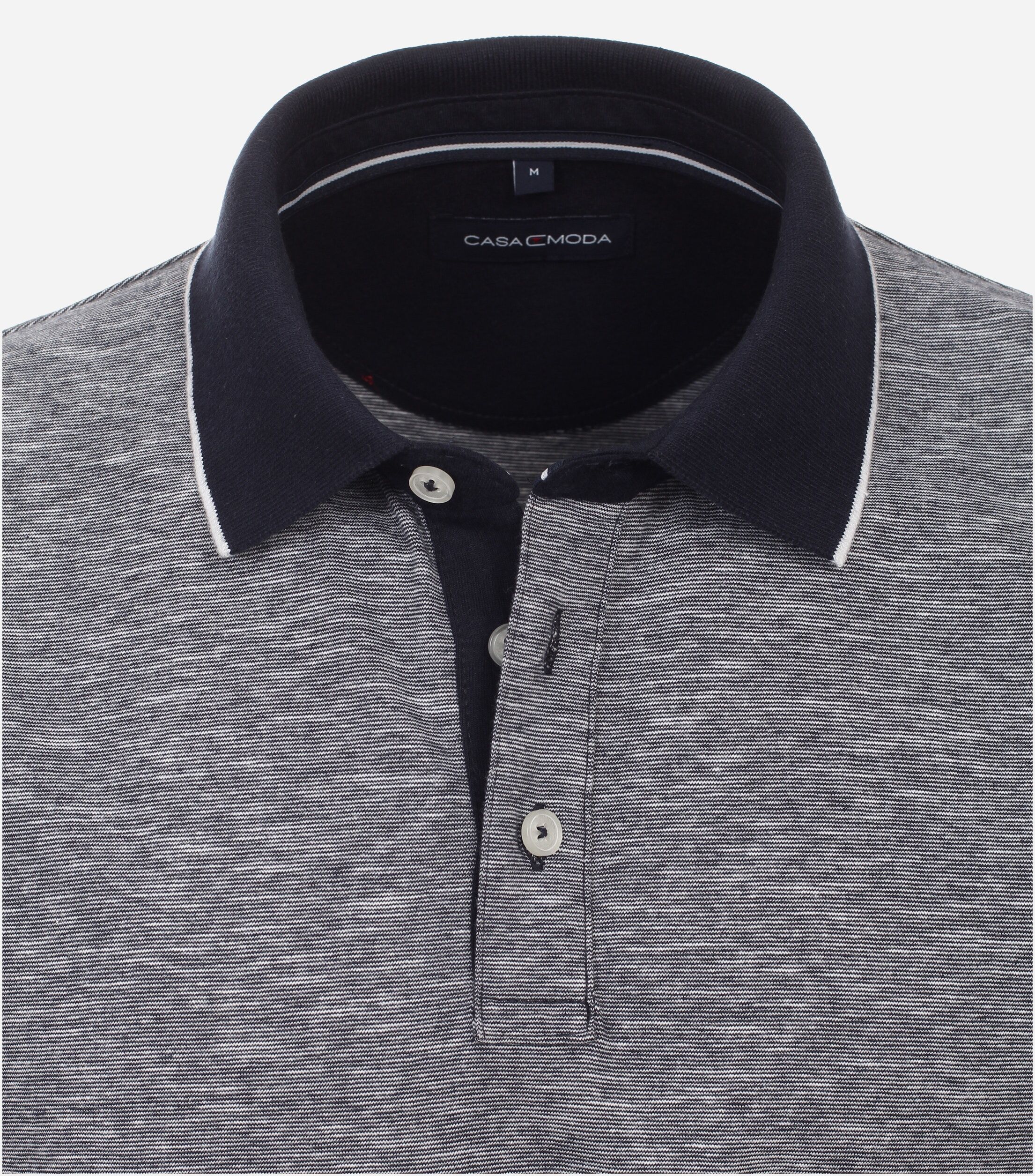 CASA MODA comfort fit heren polo, blauw