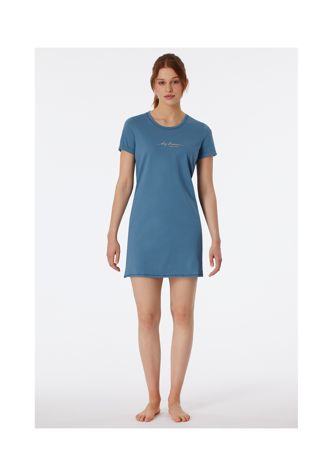 image_3_181252-808_3_1280x1280 SCHIESSER Casual Essentials T-shirt, dames slaapshirt korte mouw print blauw-grijs