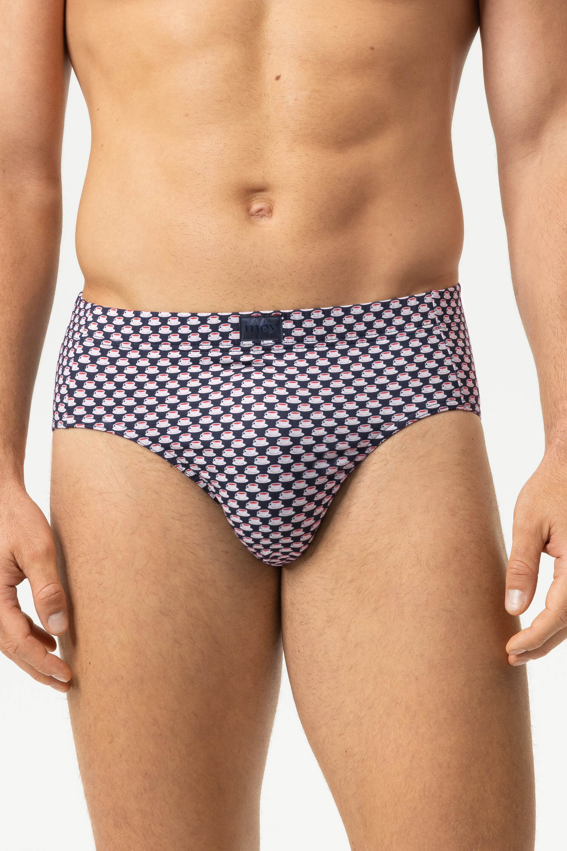 Mey heren jazz pants Espresso Lovers, slip, marine blauw