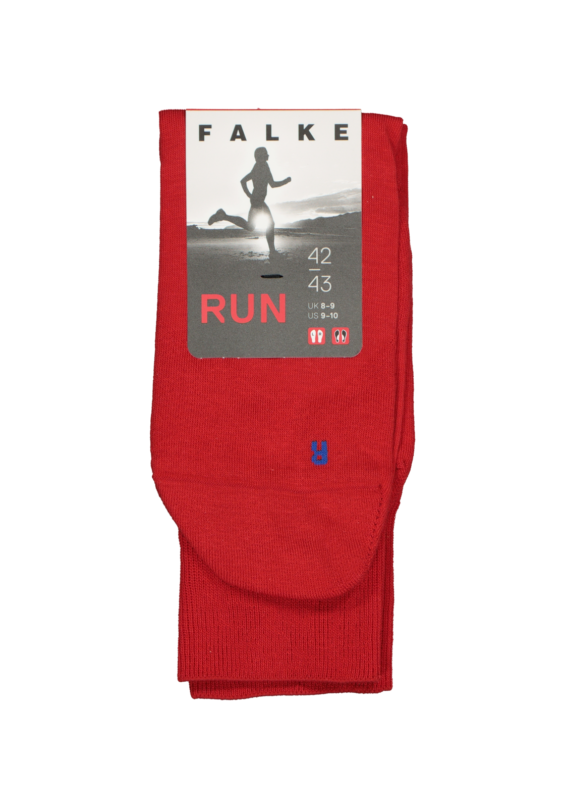 3-4004757055807_falke_sokken_1p_HR FALKE Run unisex sokken, rood (fire)
