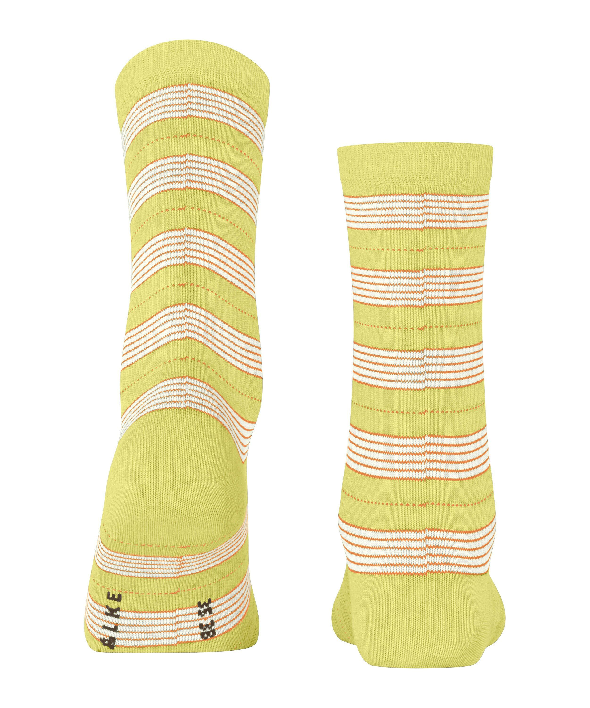FALKE Stripe Uniform damessokken, geel (ananas)