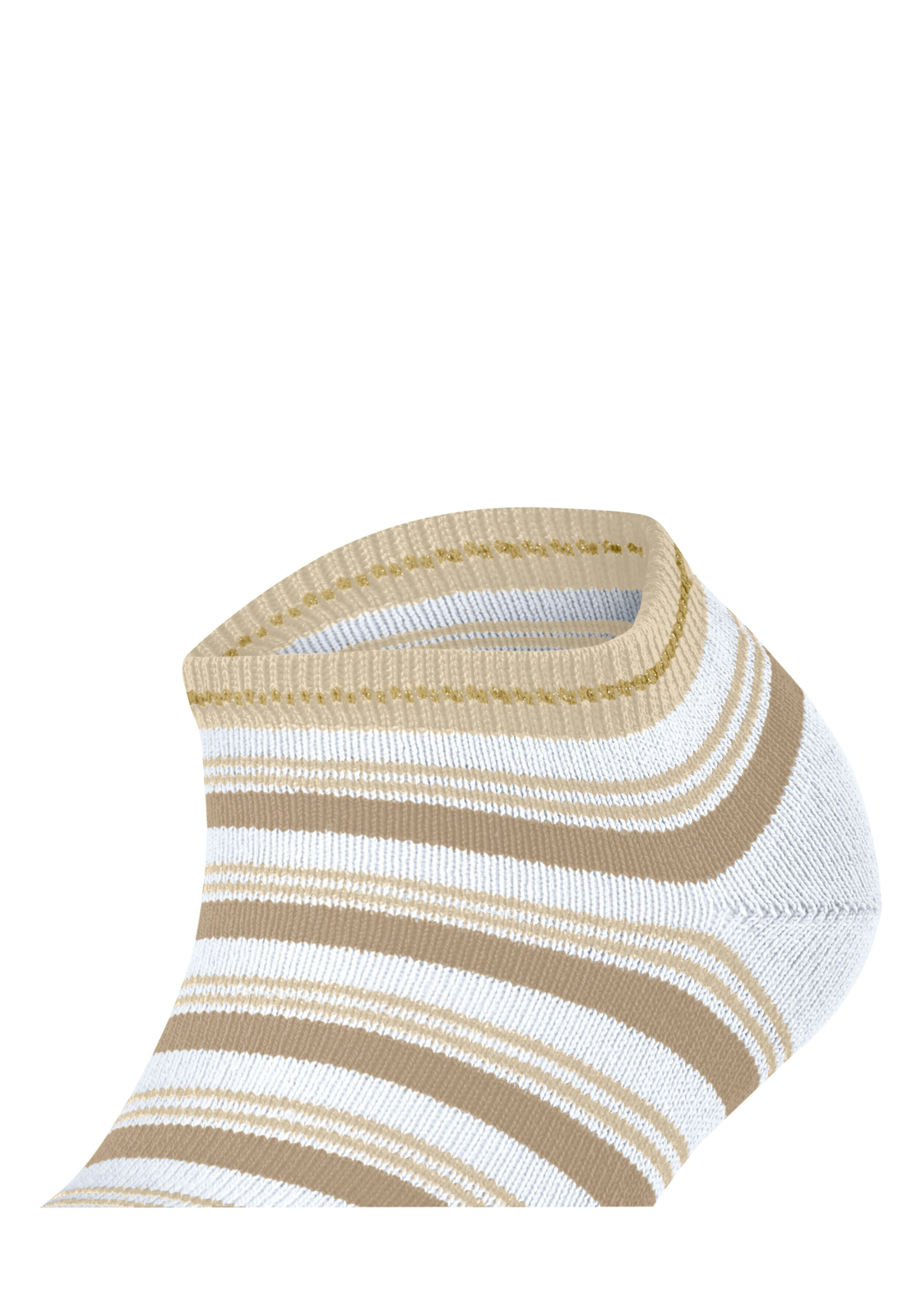 FALKE Smart Stripe dames sneakersokken, wit (white) FALKE Smart Stripe dames sneakersokken, wit (white)