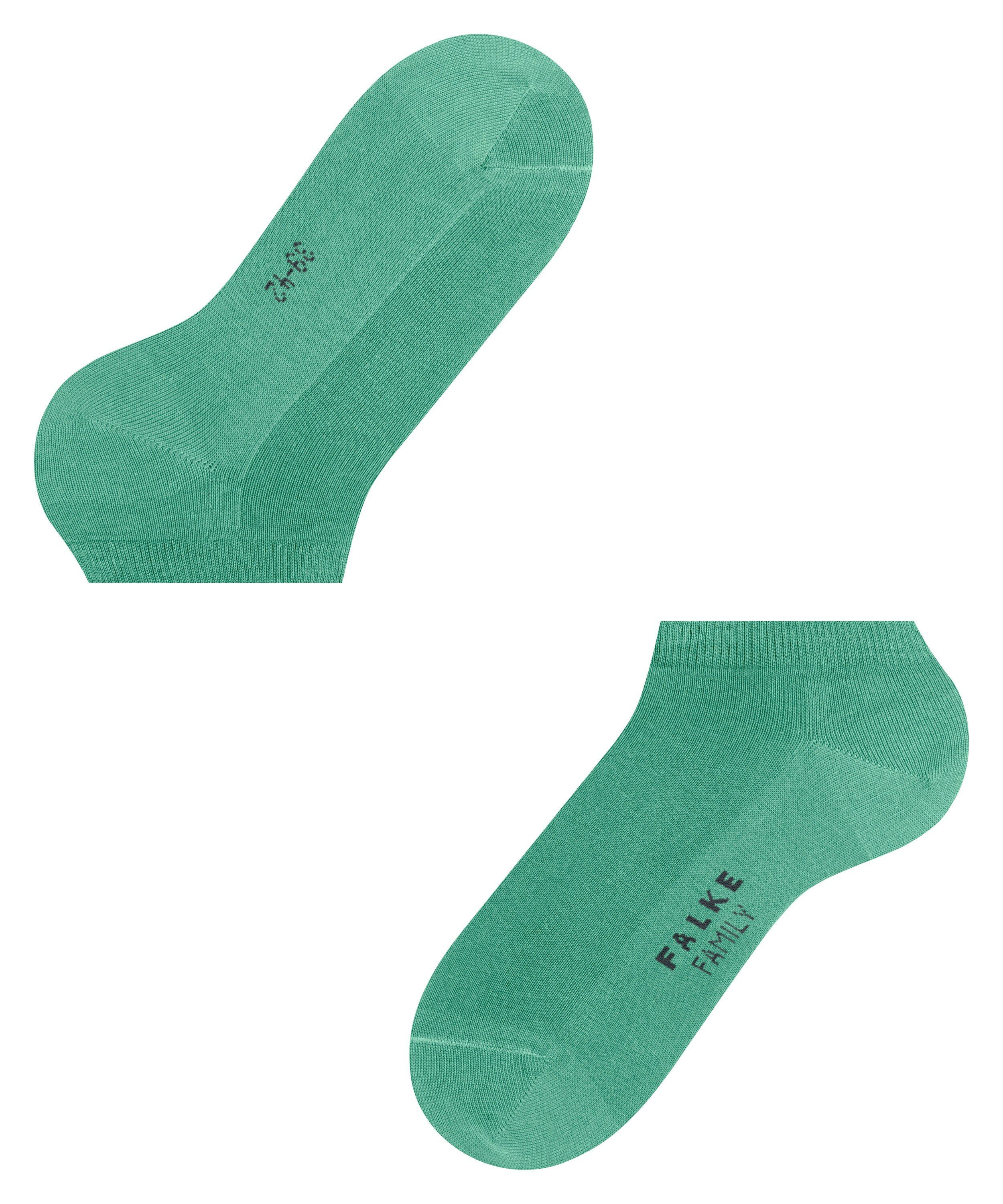 FALKE Family heren sneakersokken, groen (oceangreen)