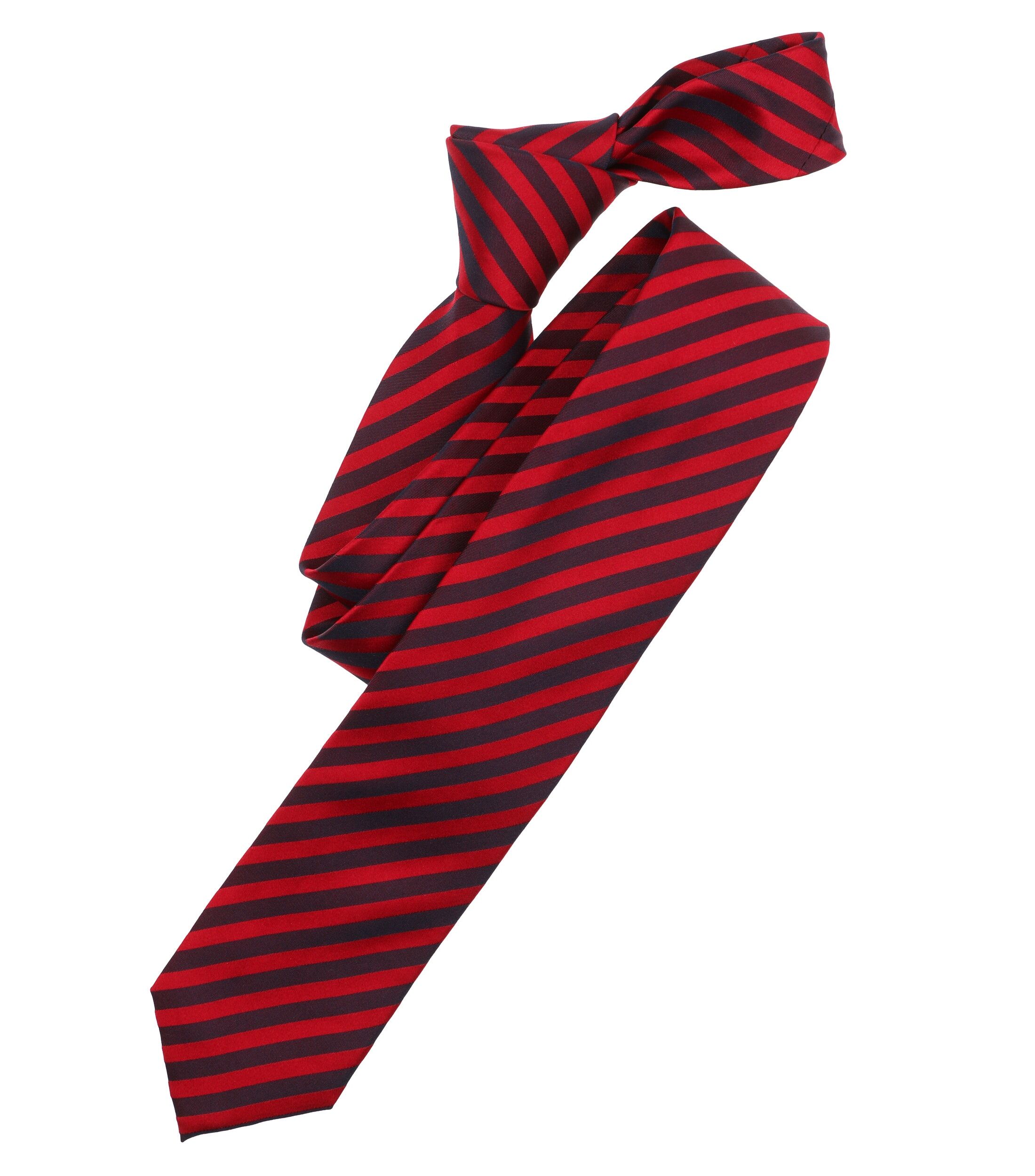 VENTI stropdas, rood met zwart gestreept