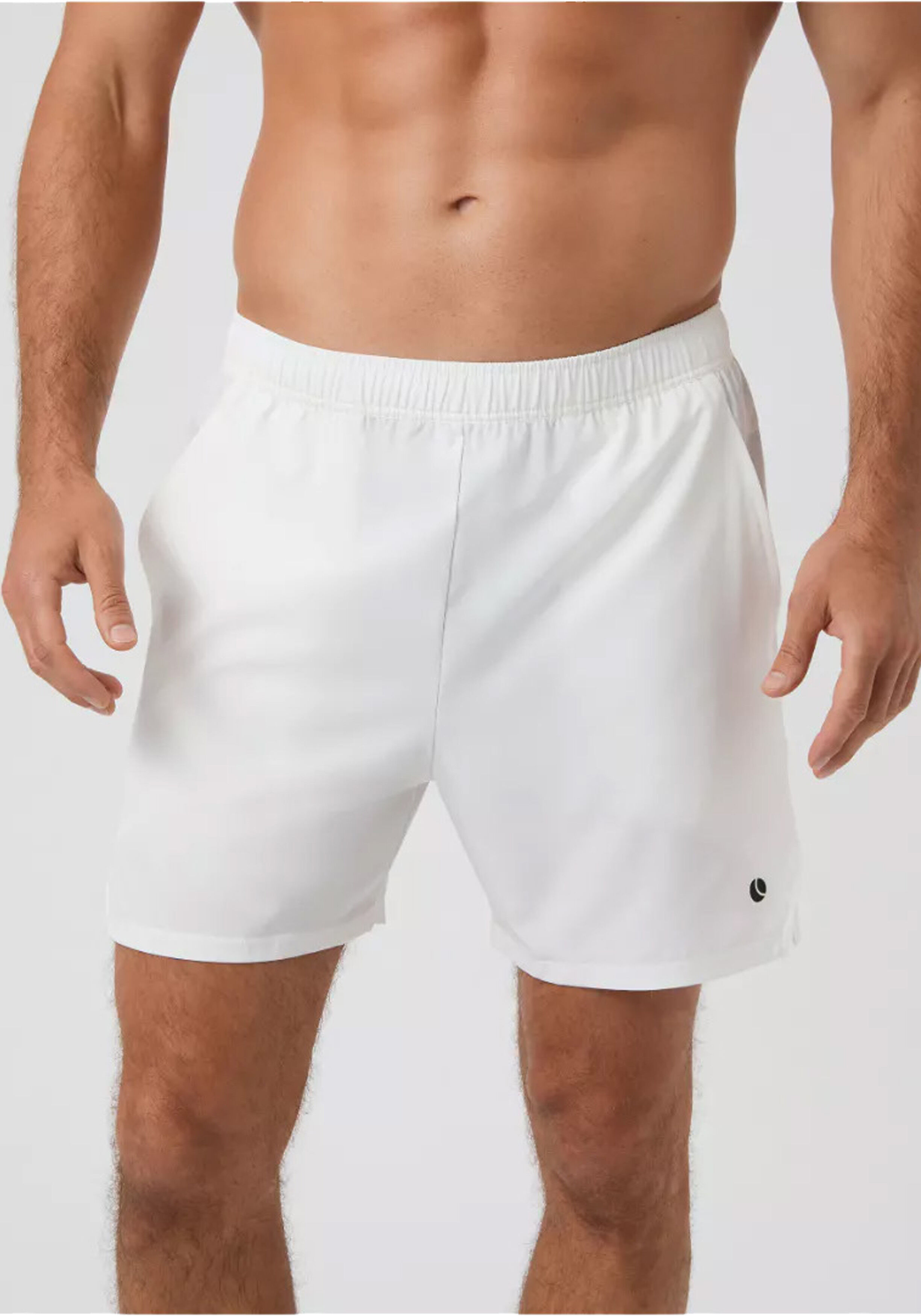 Bjorn Borg Ace Racquet Shorts 7 Inch, heren sportbroek kort, wit