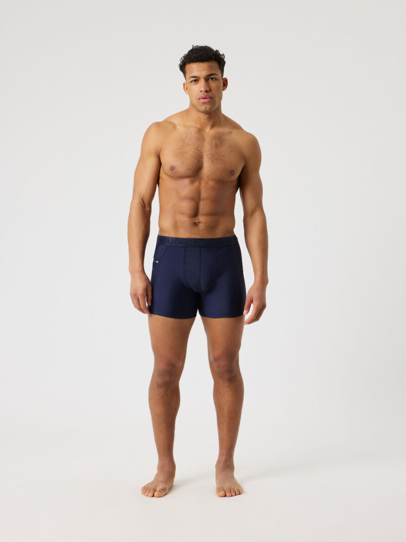 Bjorn Borg Stretch Swim Shorts, heren zwembroek, donkerblauw