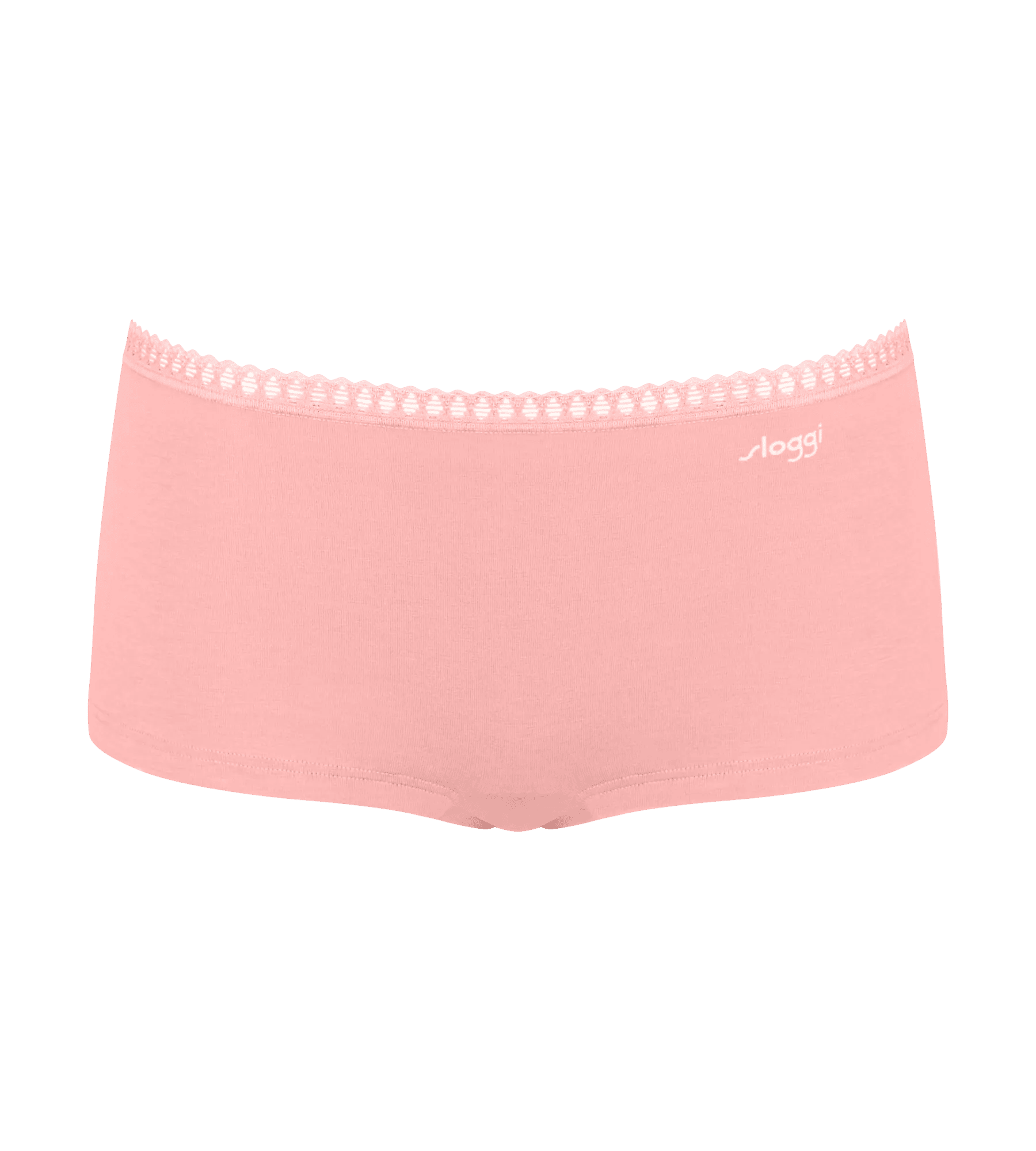 Sloggi Women GO Crush Short (3-pack), dames boxer, lichroze, flamingo roze en roze met wit dessin