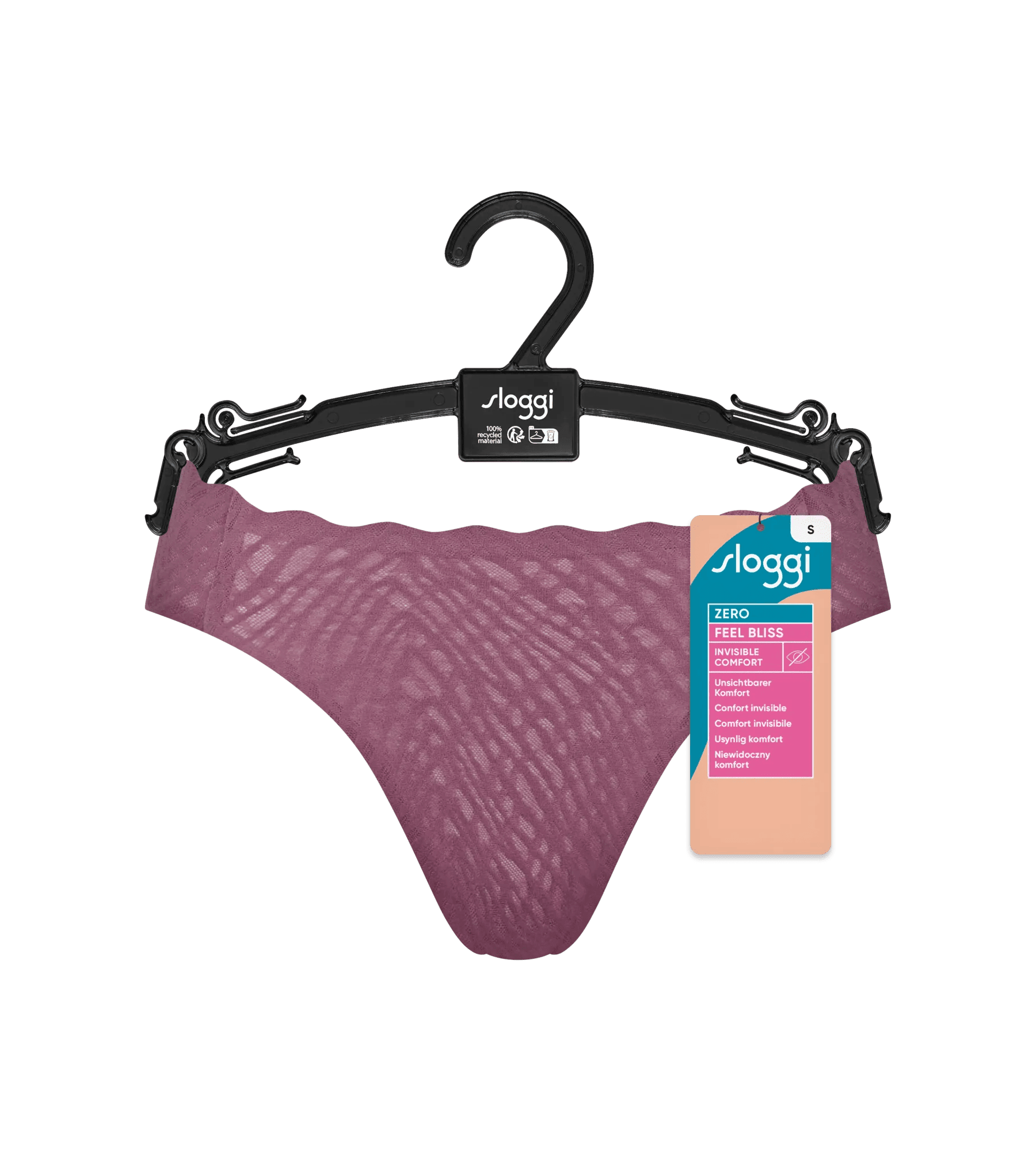 Sloggi Women ZERO Feel Bliss High leg (1-pack), dames slip, mauve paars