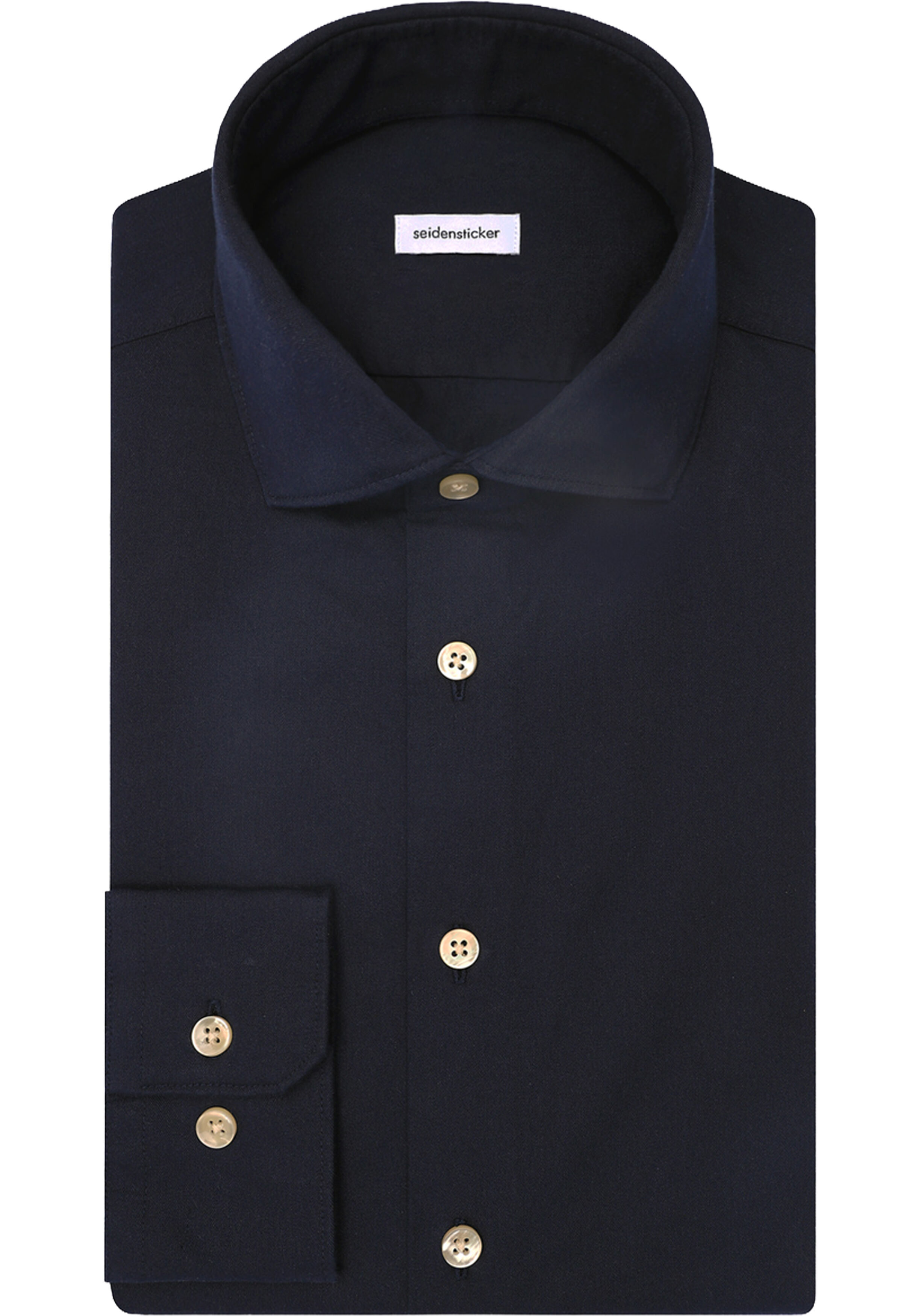 Seidensticker slim fit overhemd, popeline, blauw