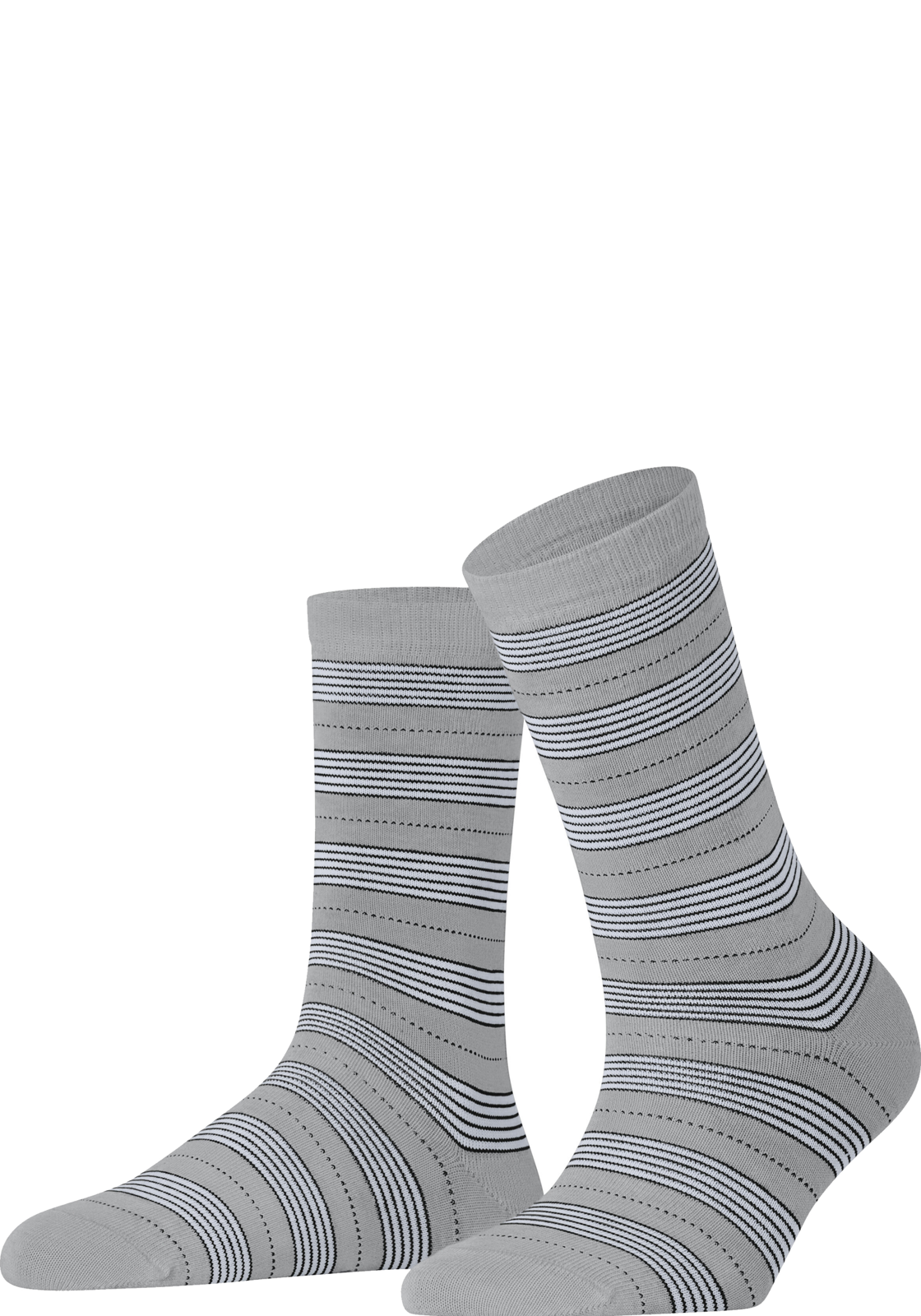 FALKE Stripe Uniform damessokken, zilvergrijs (silver) FALKE Stripe Uniform damessokken, zilvergrijs (silver)