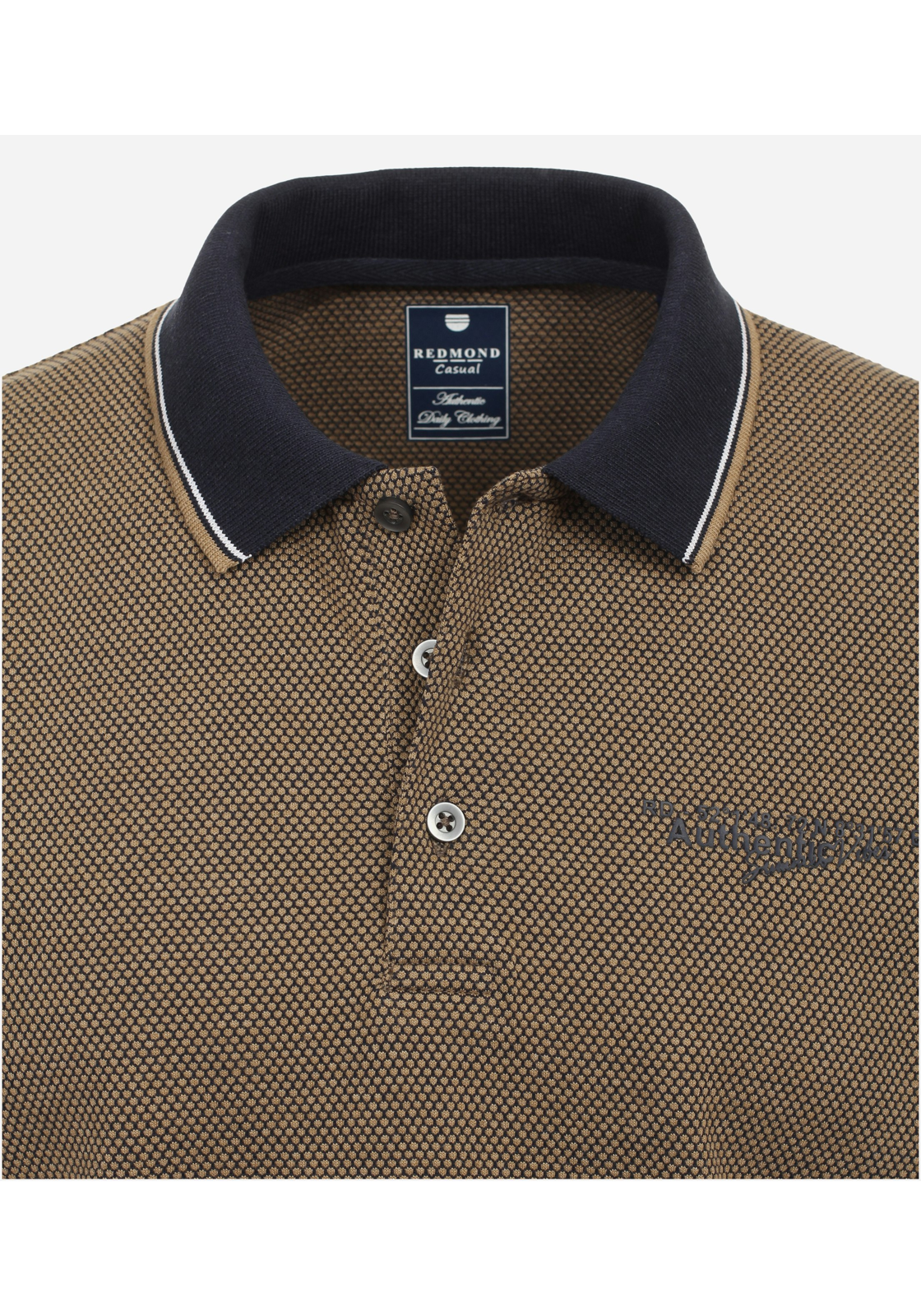 image_4_b4cbc20142d6d826755e15497bfe2bdejpgautoformatbgF3F3F3blend-alpha100blend-colorF3F3F3blend-modedarkenfitclampp Redmond regular fit heren polo, structuur, bruin