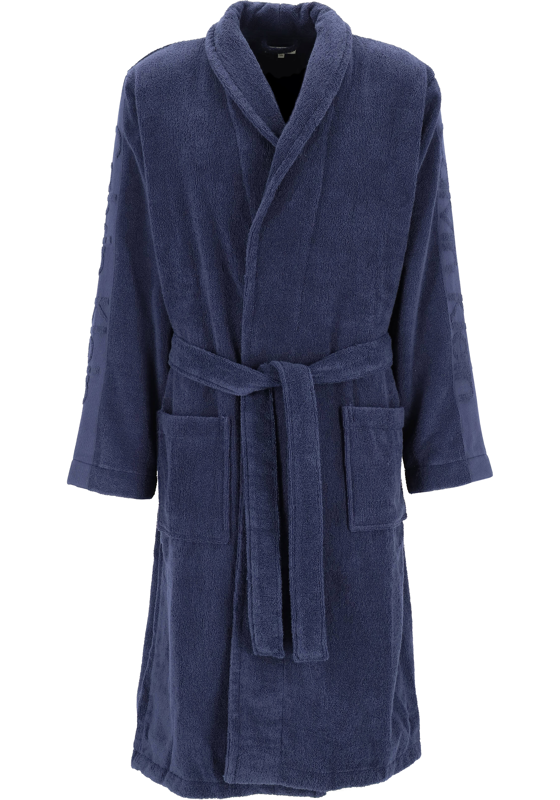 Calvin Klein heren badjas, badstof, blauw  Calvin Klein heren badjas, badstof, blauw