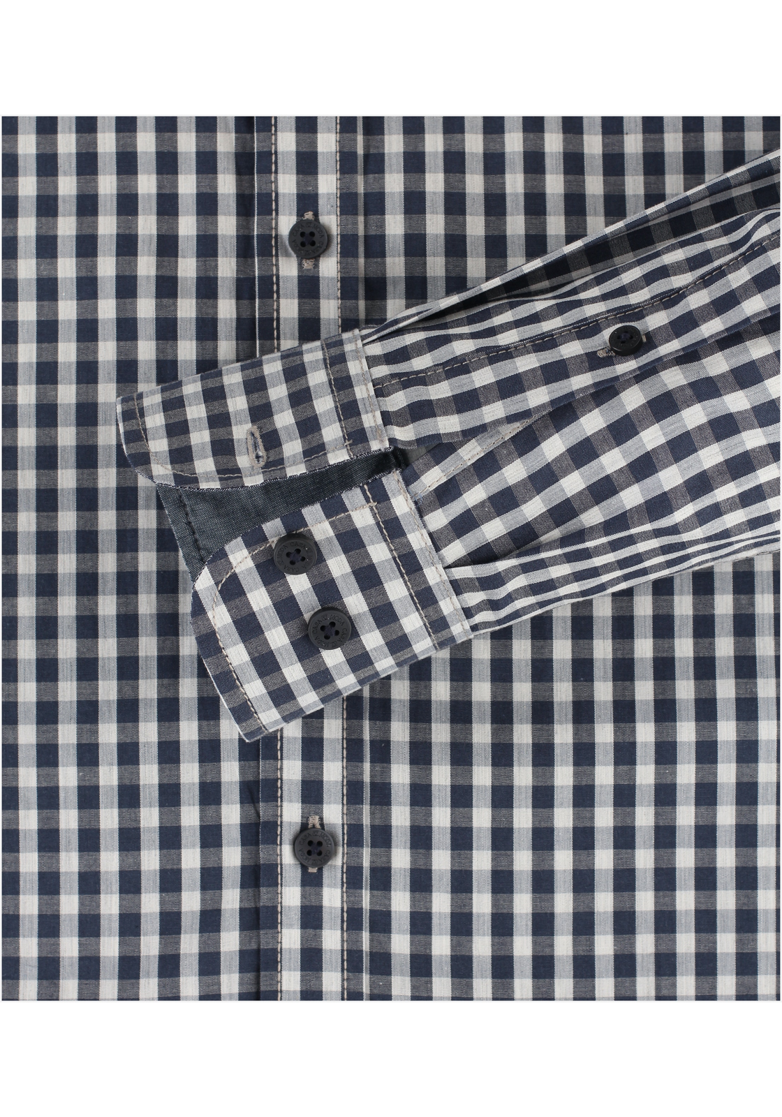 image_5_38bbbbad4faadefb8cb6dc11b6f3e5a4jpgautoformatbgF3F3F3blend-alpha100blend-colorF3F3F3blend-modedarkenfitclampp CASA MODA Sport casual fit overhemd, structuur, blauw geruit