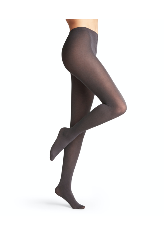 FALKE Cotton Touch dames panty, anthramix FALKE Cotton Touch dames panty, anthramix
