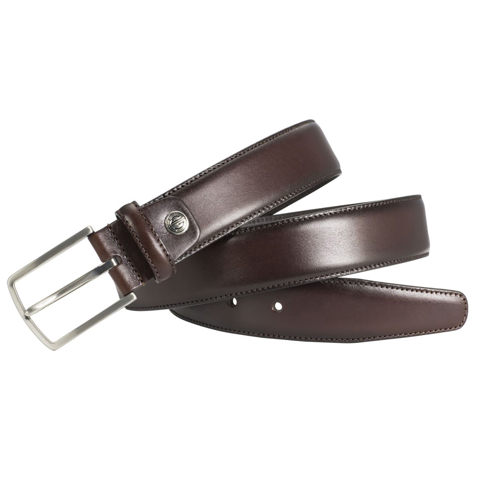 LINDENMANN leren heren riem, bruin