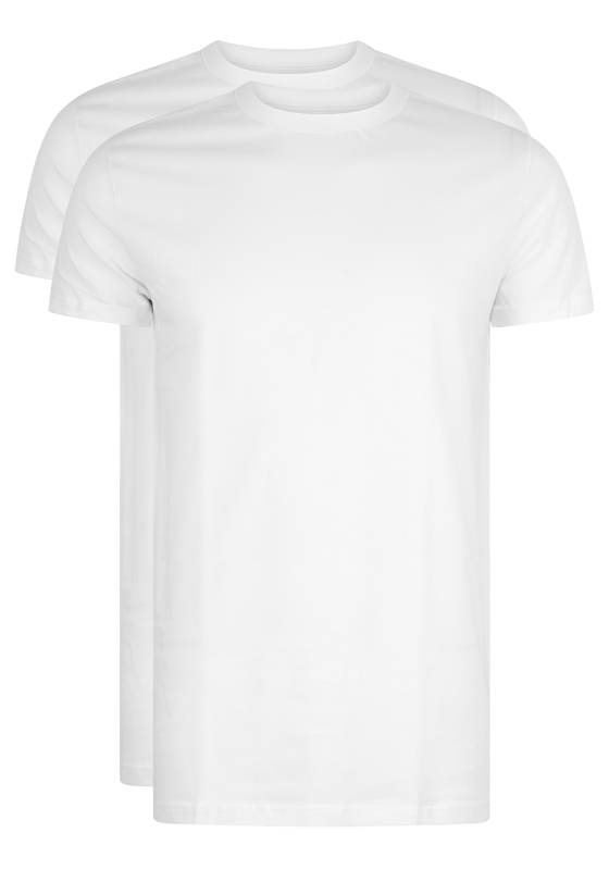 RJ Bodywear Everyday Amsterdam T-shirts (2-pack), heren T-shirts O-hals breed, wit  RJ Bodywear Everyday Amsterdam T-shirts (2-pack), heren T-shirts O-hals breed, wit