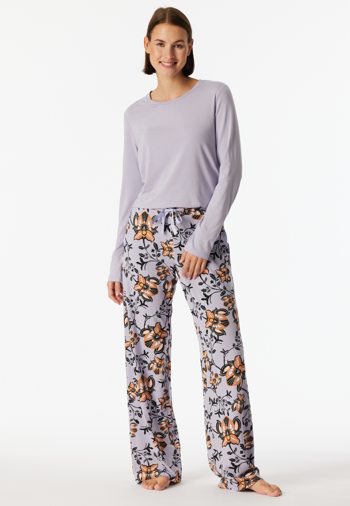 SCHIESSER dames Mix+Relax Pantalon, dames loungebroek, multicolour dessin