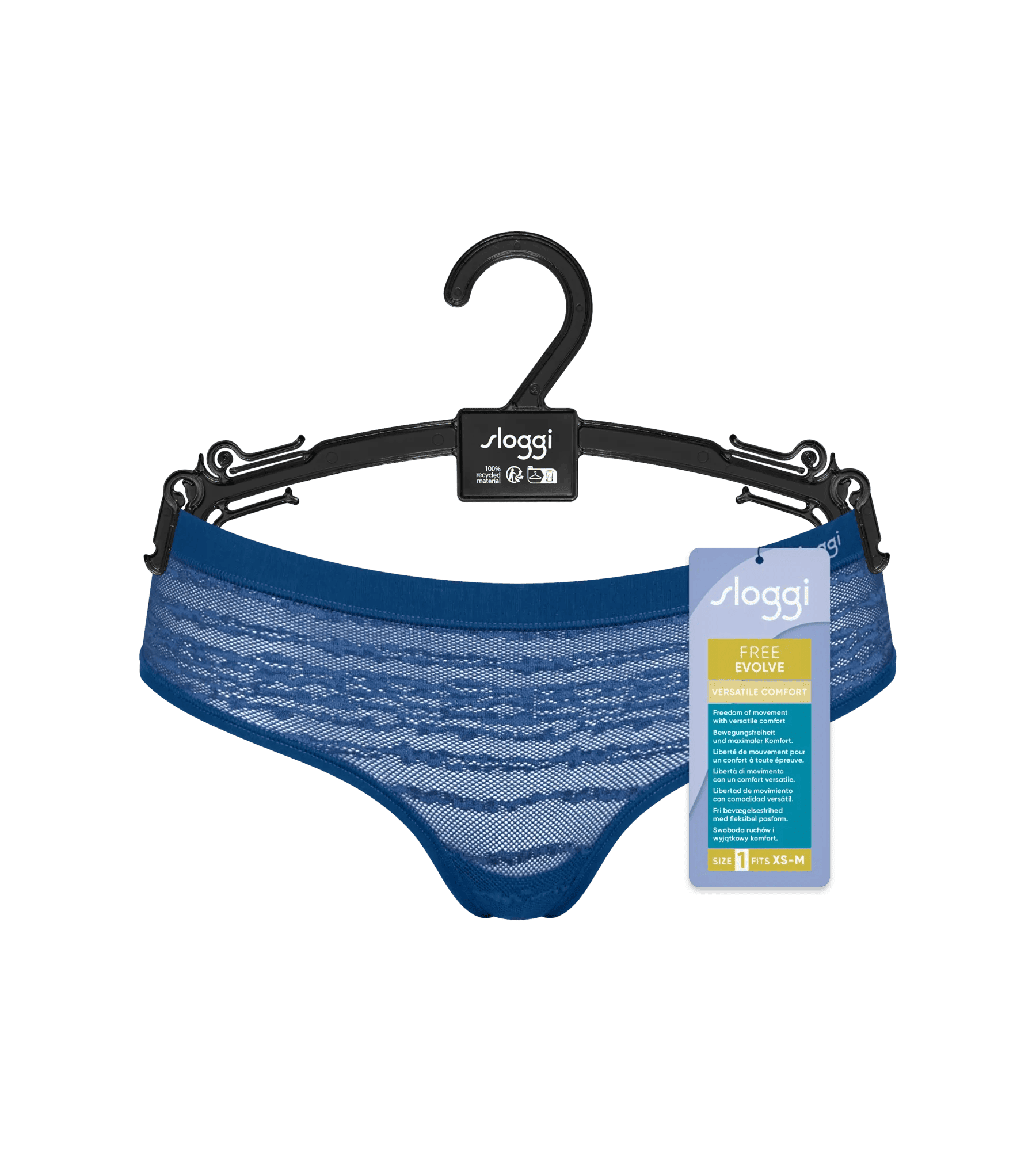 Sloggi Women FREE Evolve Hipster Lace (1-pack), dames slip, saffierblauw
