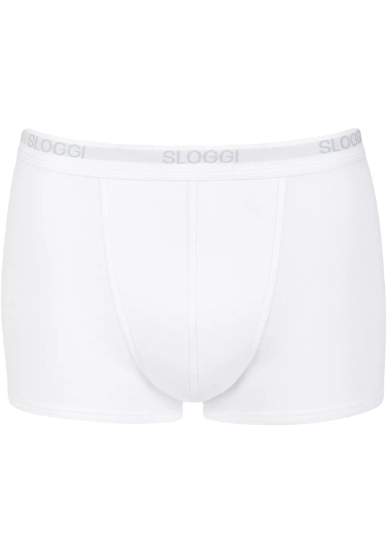 Sloggi Men Basic Short, heren boxershort korte pijp (1-pack), wit Sloggi Men Basic Short, heren boxershort korte pijp (1-pack), wit