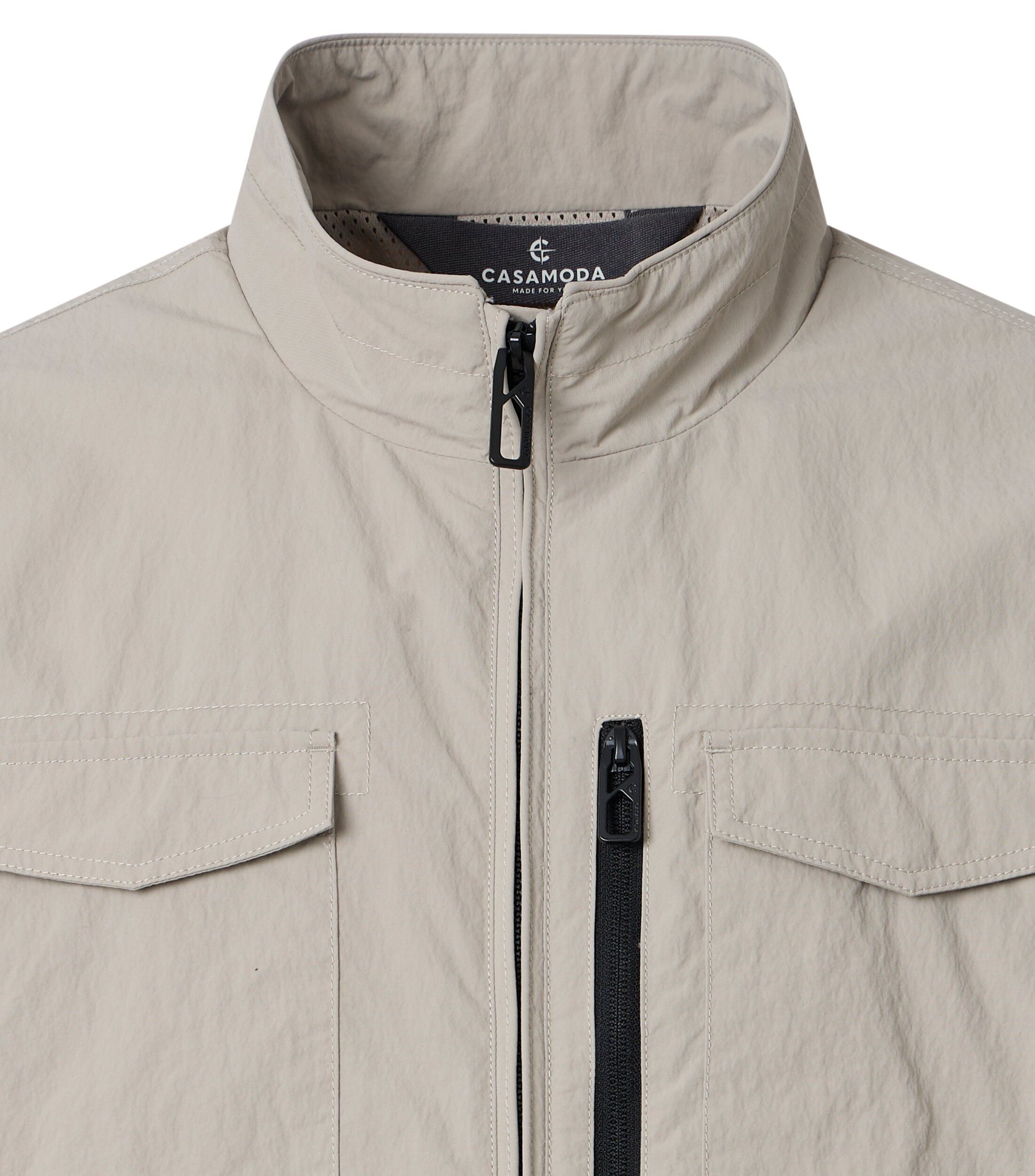 CASA MODA comfort fit tussenjas, beige, zwart