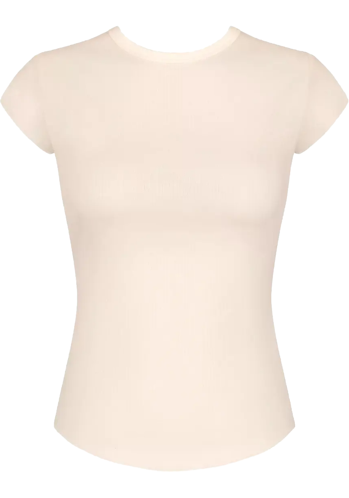 Sloggi Women GO Ribbed T-Shirt (1-pack), dames T-shirt, wit Sloggi Women GO Ribbed T-Shirt (1-pack), dames T-shirt, wit