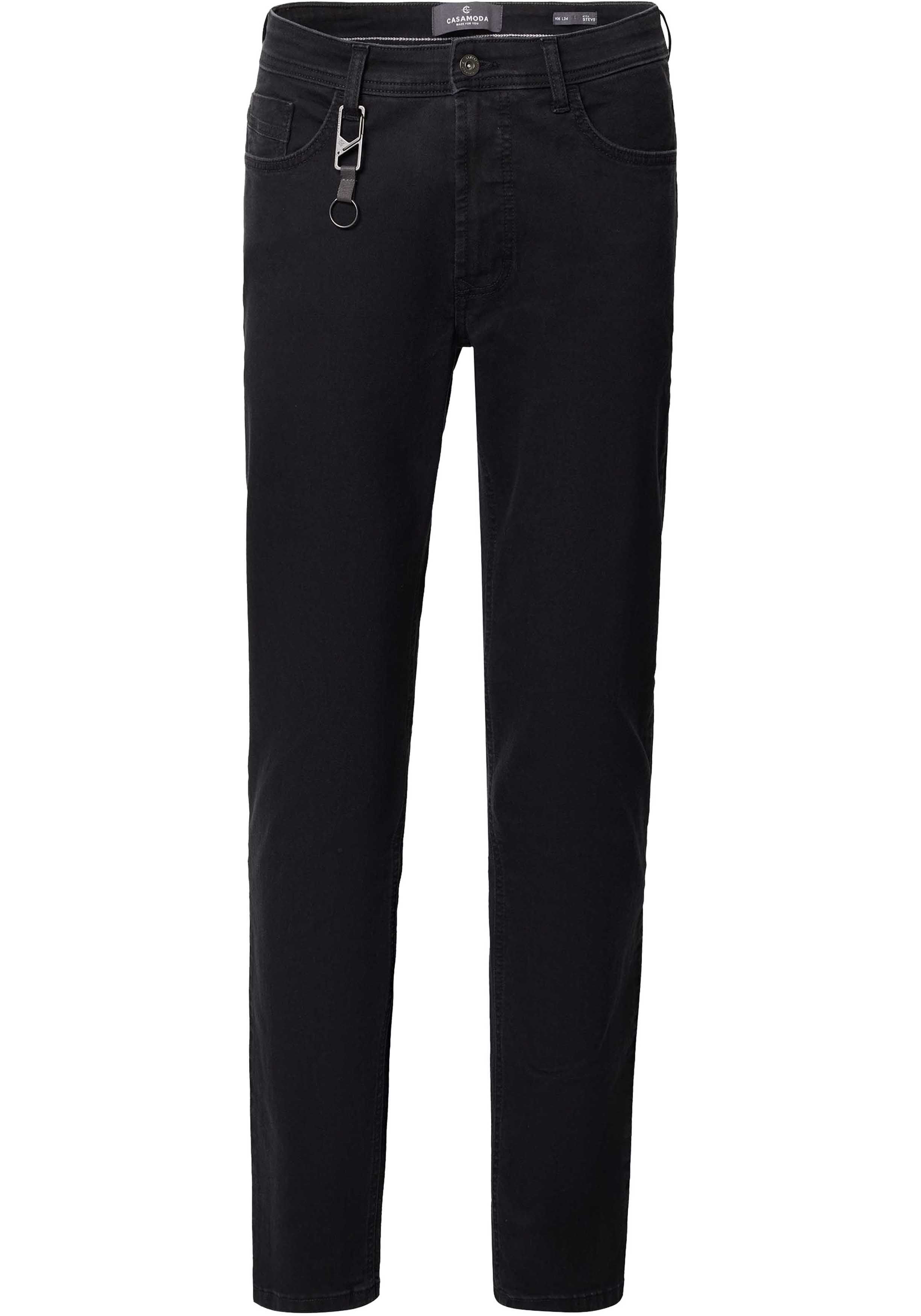 CASA MODA jeans STEVE, heren 5-pocket spijkerbroek, zwart