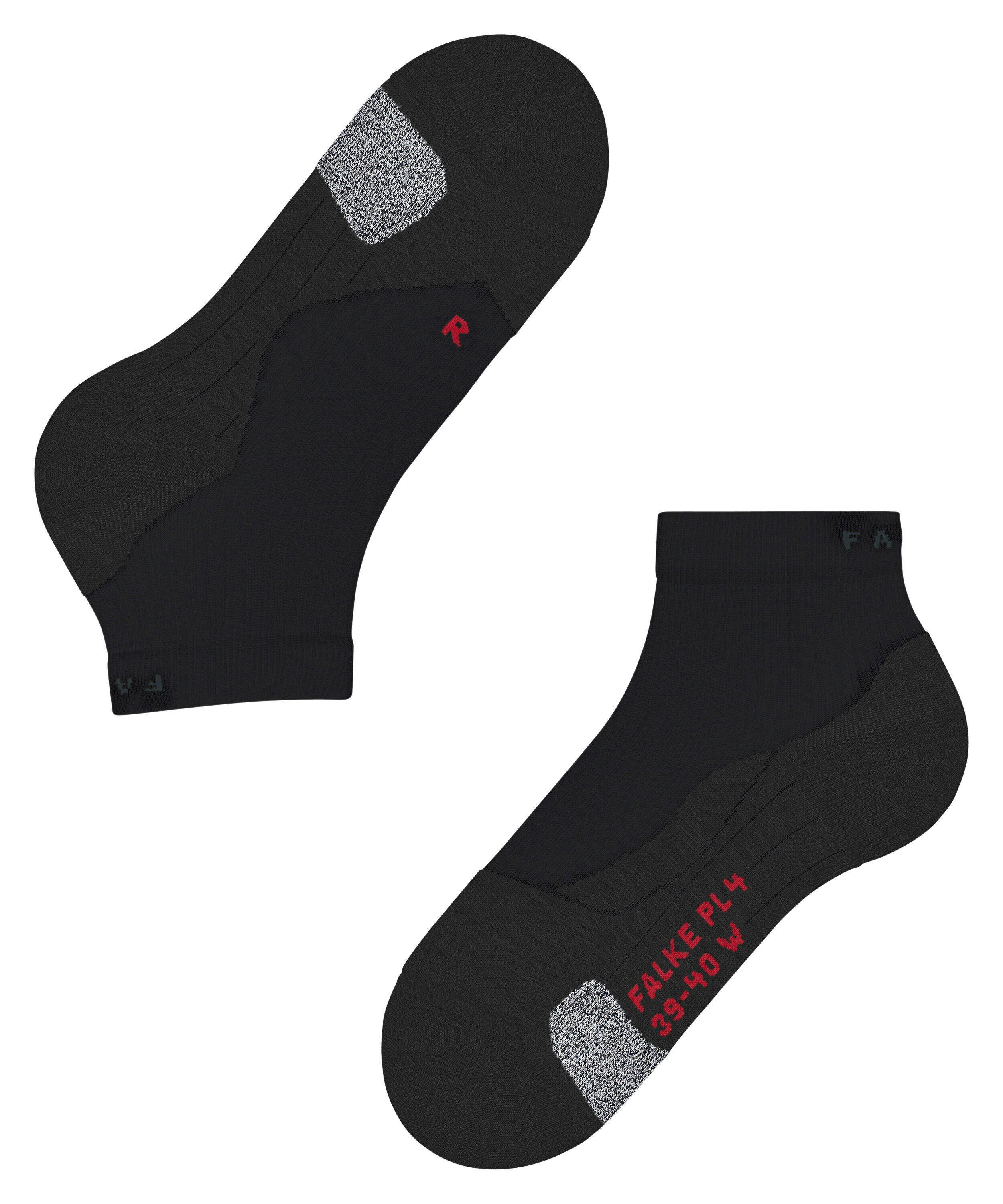 FALKE PL4 Short damessokken kort, zwart (black)