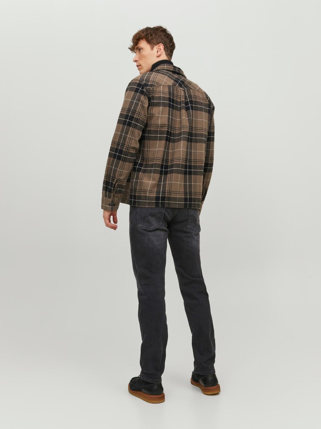 JACK & JONES Clark Original Jos regular fit, heren jeans, zwart denim