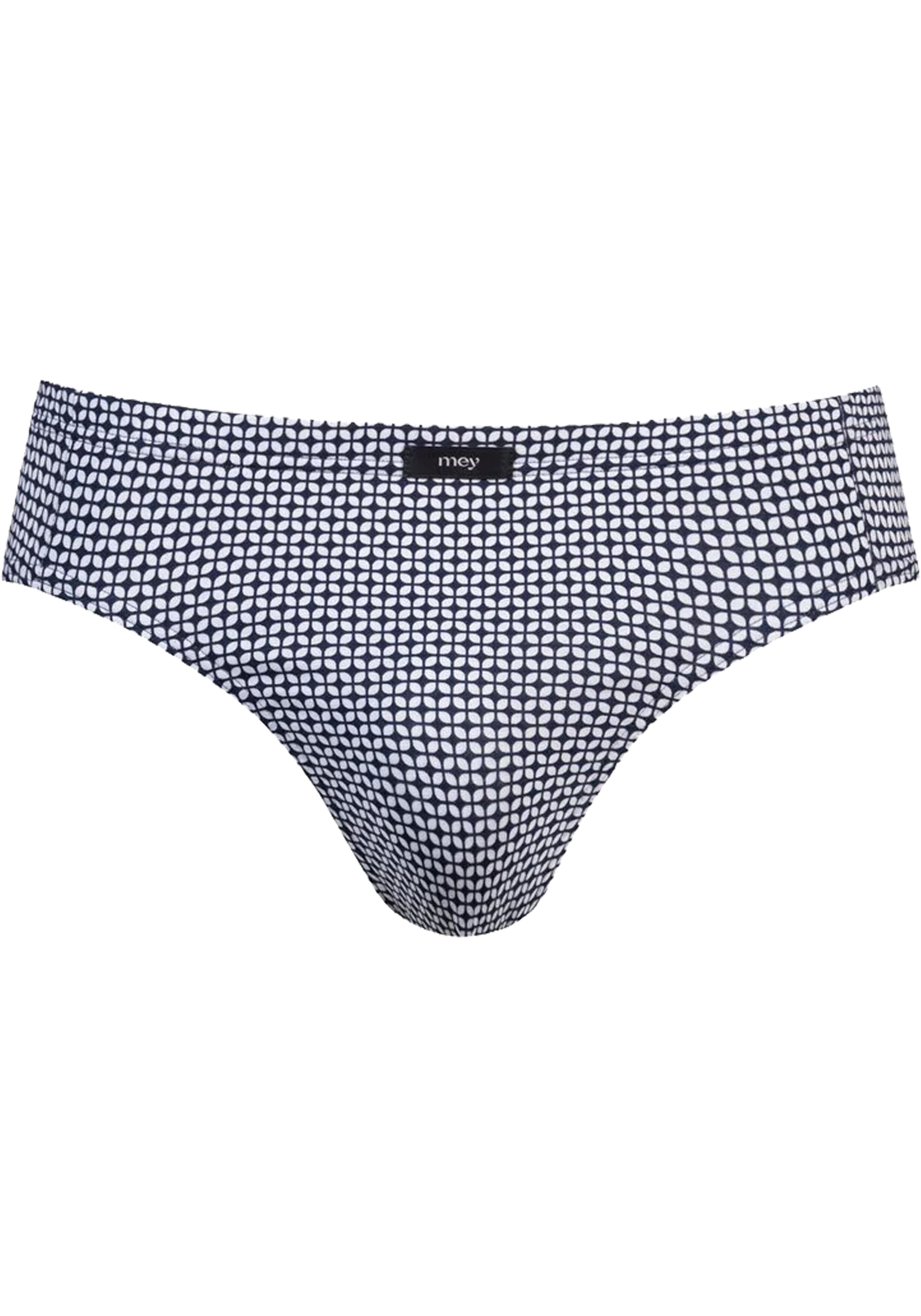 Mey heren jazz pants Blue Geo, slip, donkerblauw