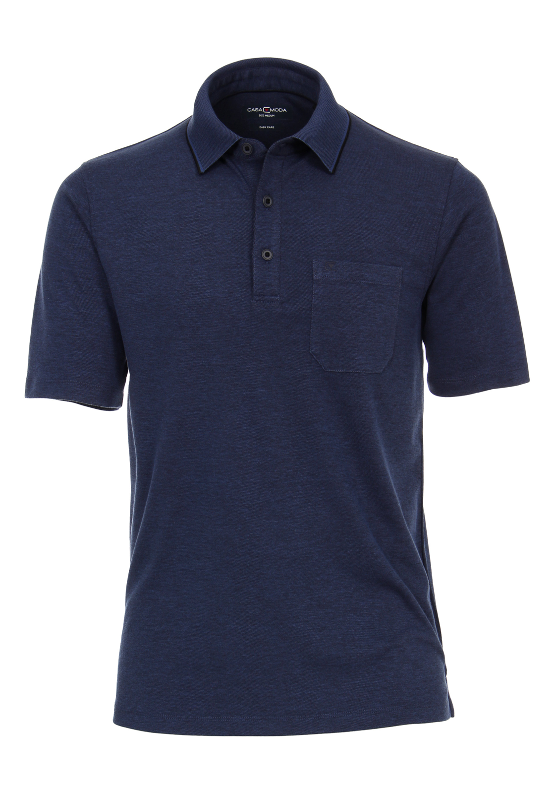 1-4060031357098-casa-moda-polo_HR CASA MODA comfort fit poloshirt, marine blauw melange