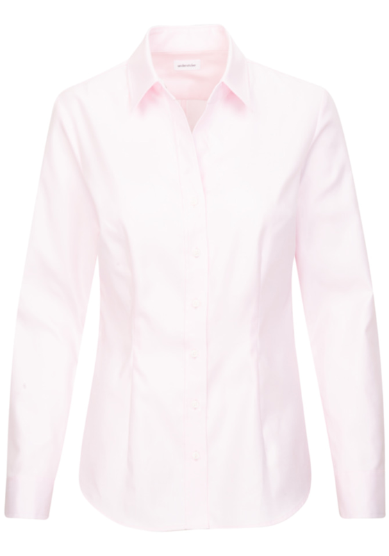 Seidensticker dames blouse slim fit, twill, roze Seidensticker dames blouse slim fit, twill, roze