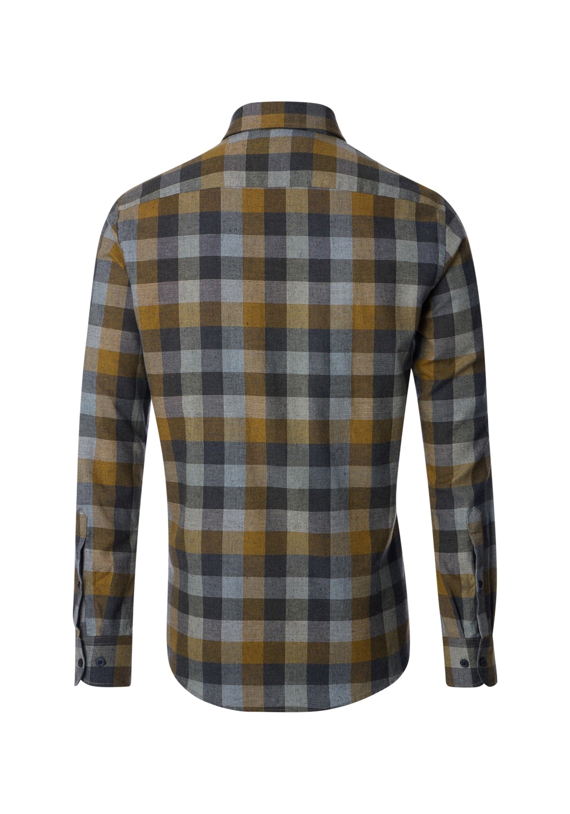 CASA MODA Sport casual fit overhemd, dobby, groen geruit - 444305200-300 CASA MODA Sport casual fit overhemd, dobby, groen geruit - 444305200-300